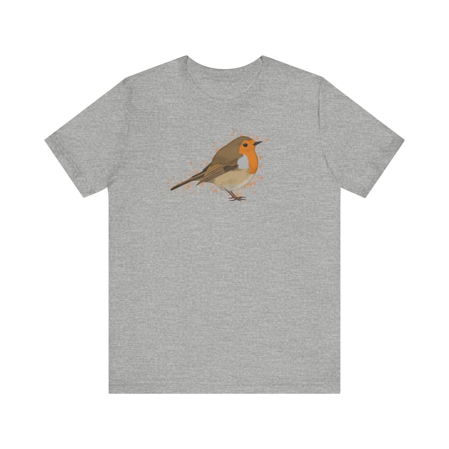 Rotkehlchen T-Shirt – bird graphic tee und watching gear Stil