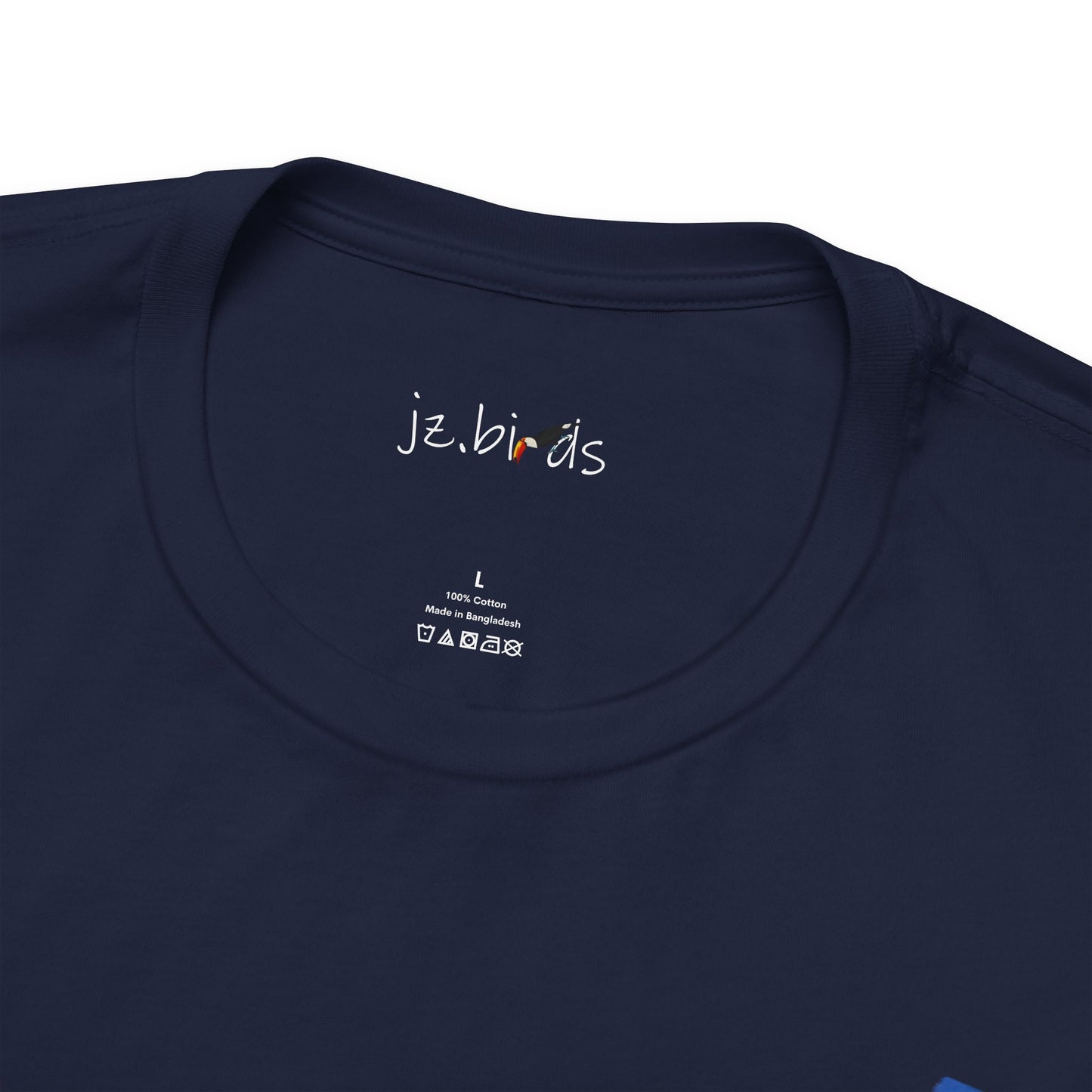 Valentine's Day Blue Jay Cardinal Birds on Rose T-Shirt