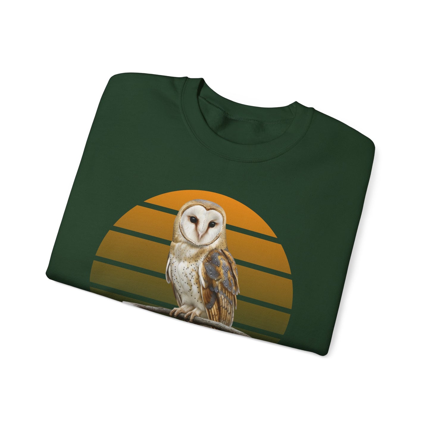Barn Owl Sweatshirt | Bird Watcher Crewneck | Unisex Songbird Gift for Bird Lovers
