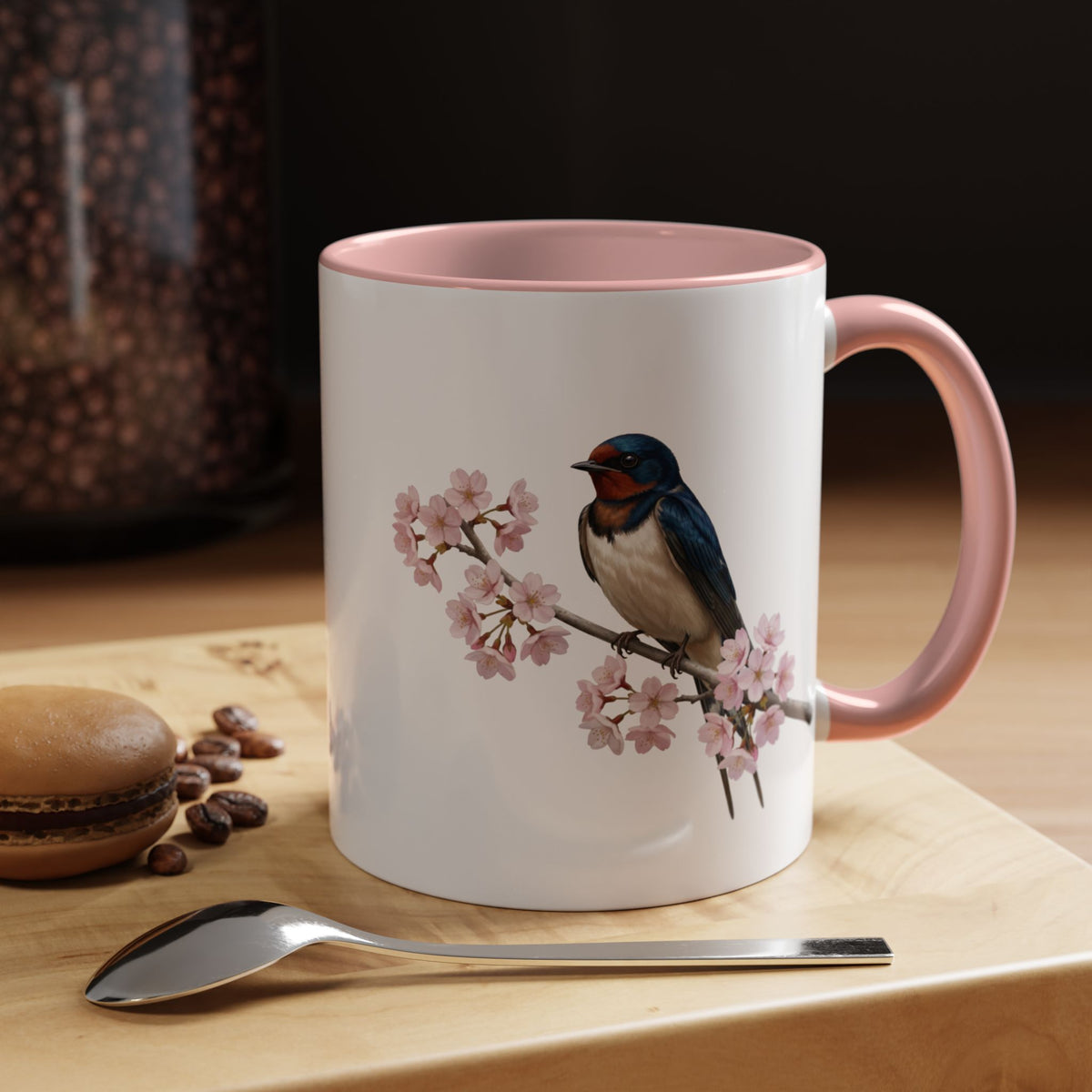 Barn Swallow Mug on 11oz background