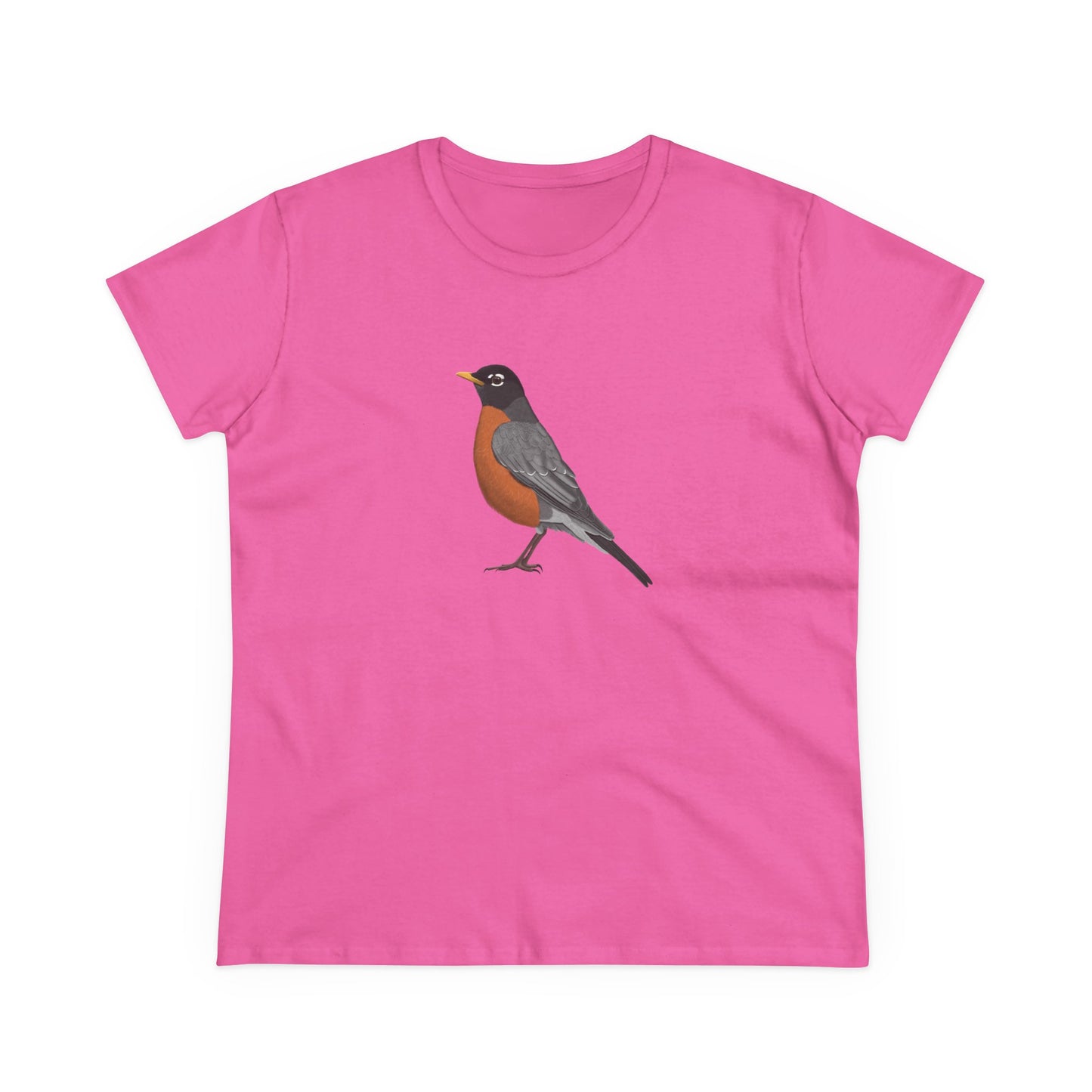 American Robin Bird Design for Birdwatchers and Bird Lovers Women's T-Shirt
