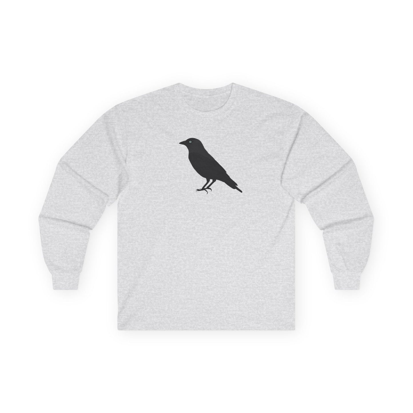 Crow Birding & Birdwatching Bird Cotton Long Sleeve T-Shirt