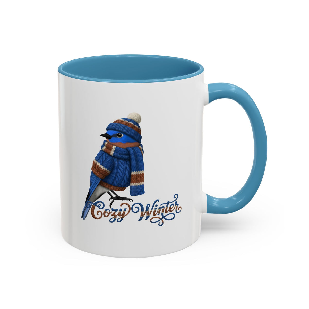 Bluebird Ceramic Bird Coffee Mug – Custom Gift for Watchers – 11oz,