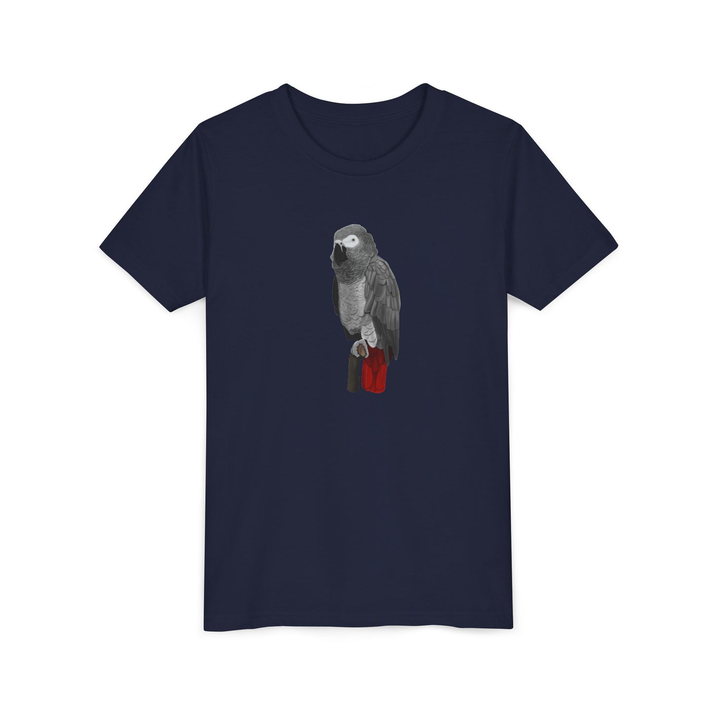 Grey Parrot Birding & Birdwatching Bird Youth T-Shirt