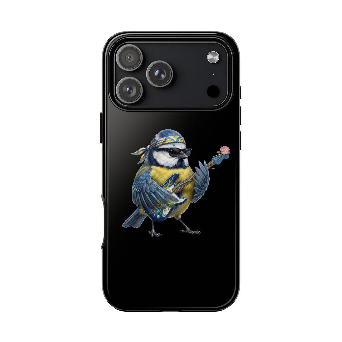 Bert Blumen-Gitarre Handyhülle (iPhone & Google Pixel) – Die Gartenvögel Band 2 Merch
