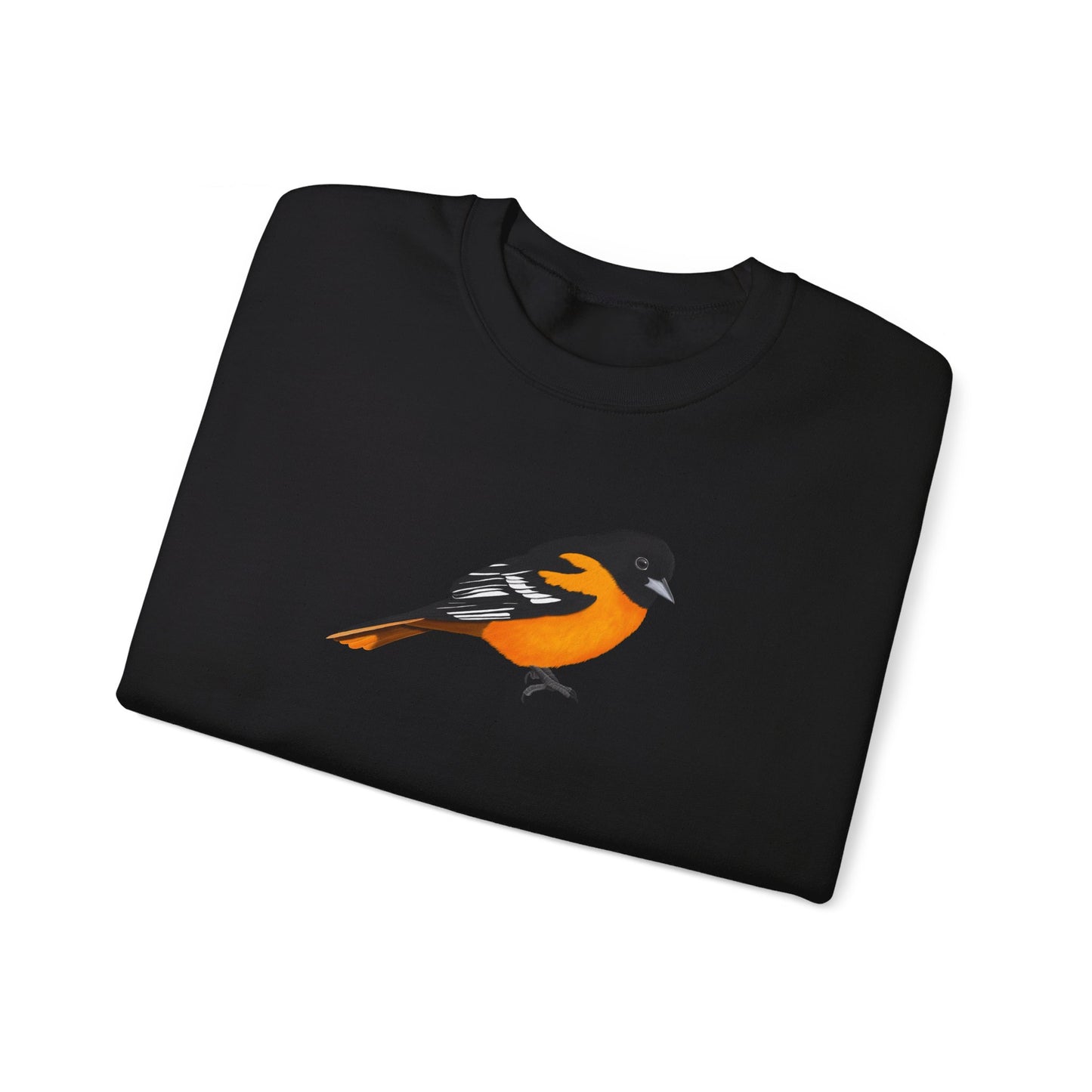 Baltimore Oriole Bird Watcher Biologist Crewneck Sweatshirt