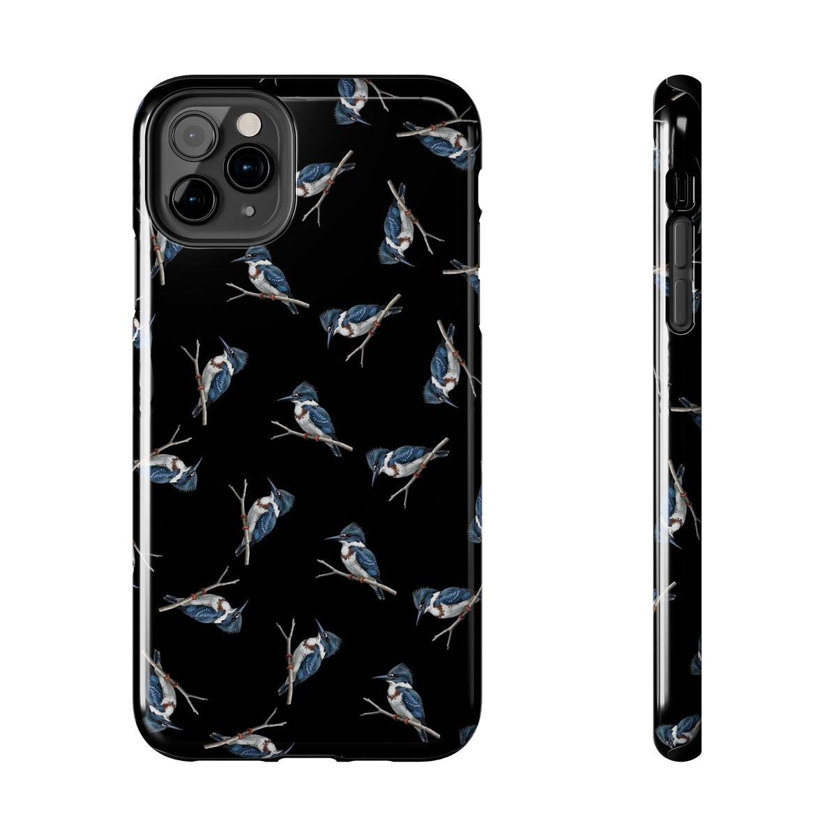 Belted Kingfisher Phone Case – animal lover and bird style
