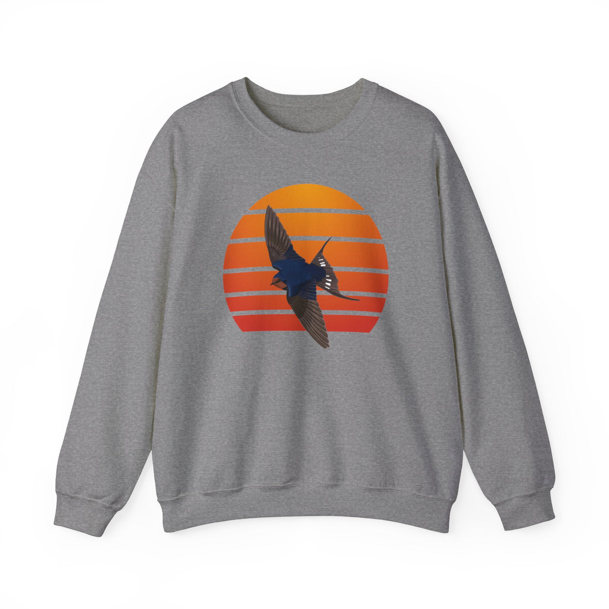 Barn Swallow Birdlover Ornithologist Bird Sweatshirt – Crew neck,