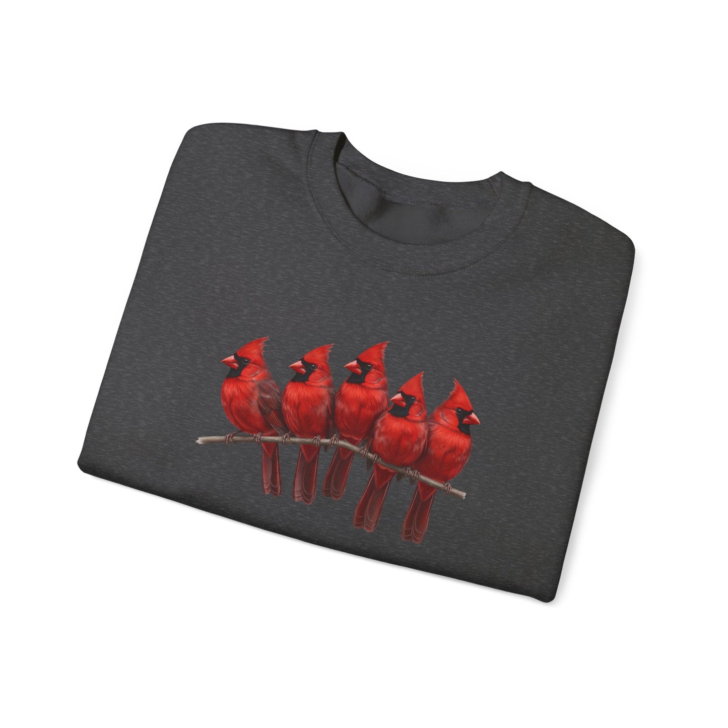 Cardinals Sweatshirt | Bird Watcher Crewneck | Unisex Songbird Gift for Bird Lovers