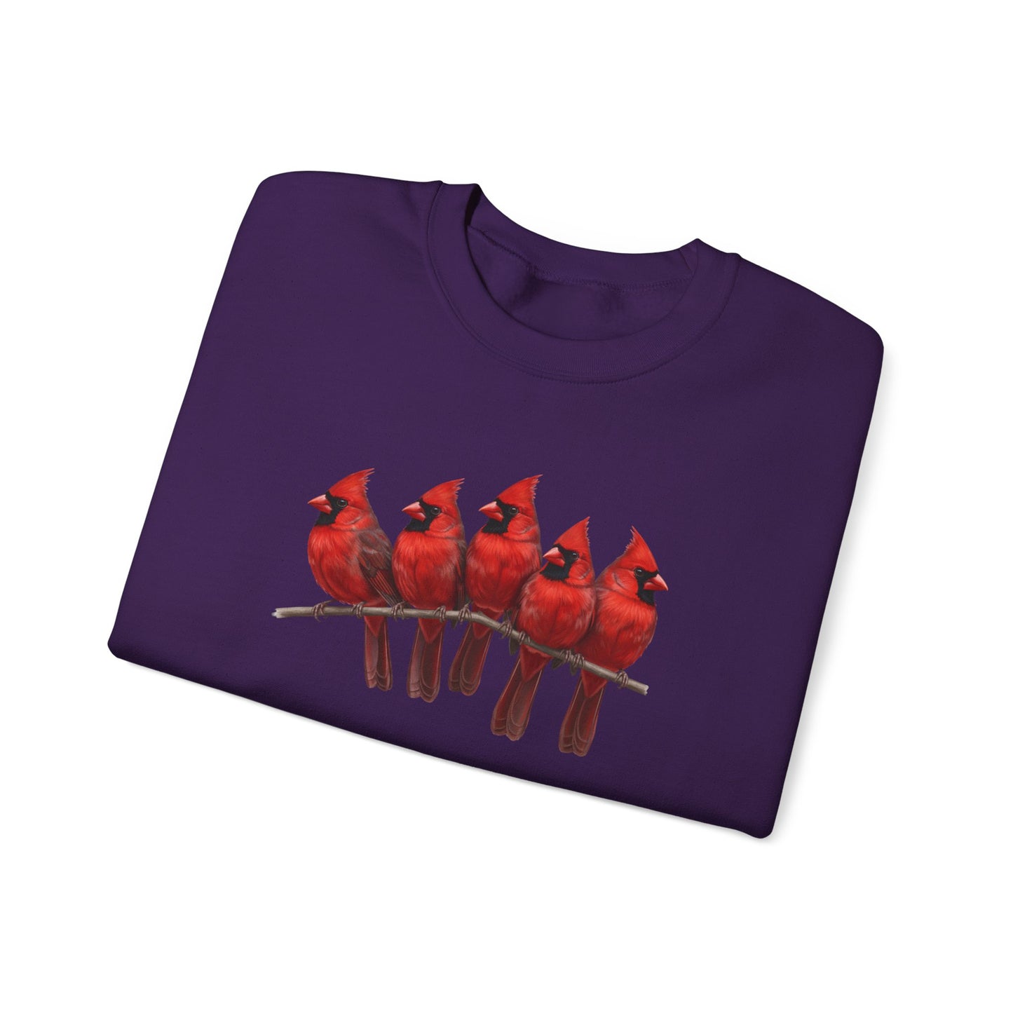 Cardinals Sweatshirt | Bird Watcher Crewneck | Unisex Songbird Gift for Bird Lovers