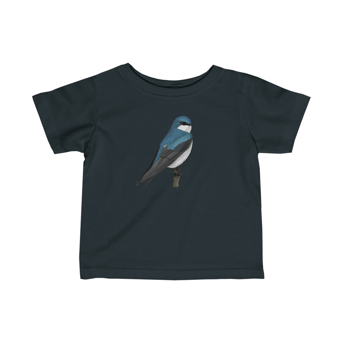 Tree Swallow Bird Baby & Toddler Fine Jersey Tee - jz.birds