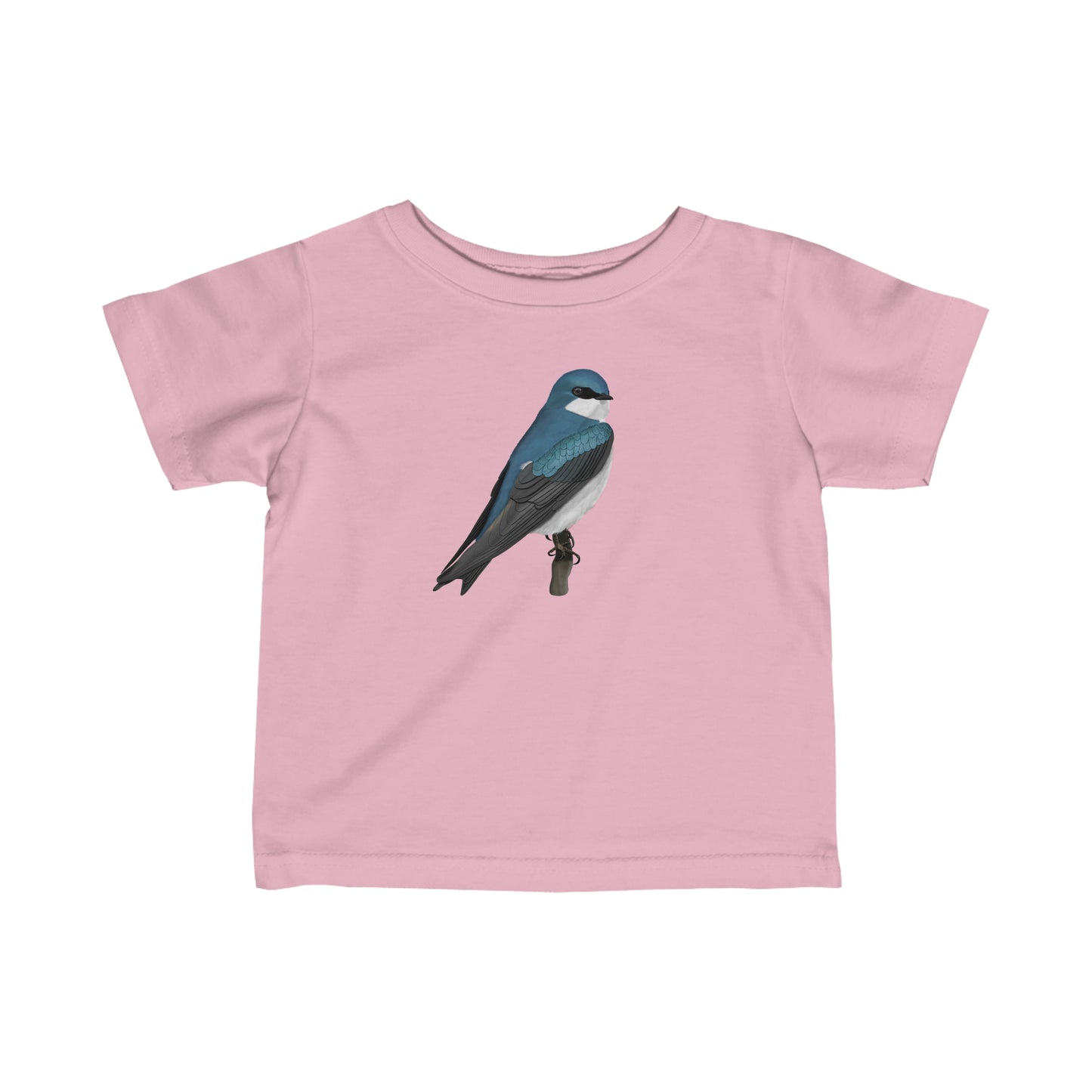 Tree Swallow Bird Baby & Toddler Fine Jersey Tee - jz.birds