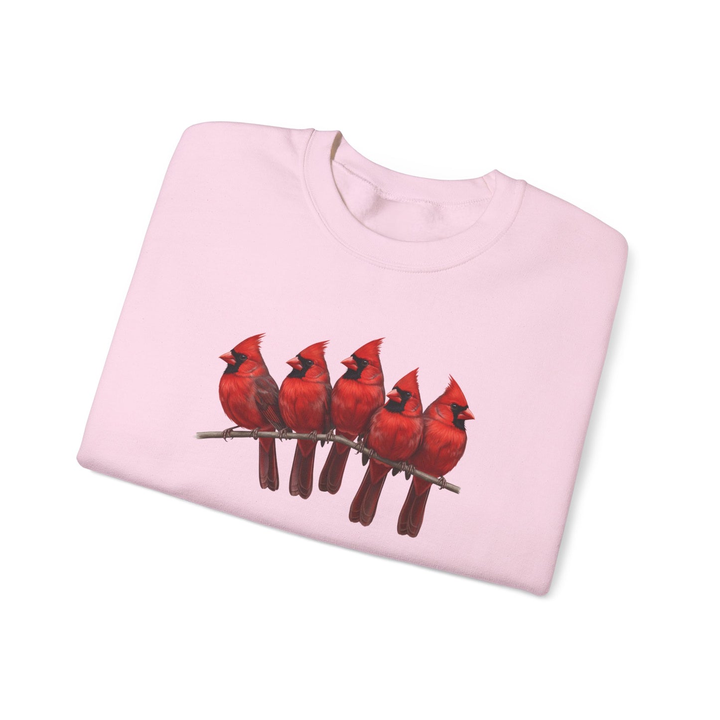 Cardinals Sweatshirt | Bird Watcher Crewneck | Unisex Songbird Gift for Bird Lovers