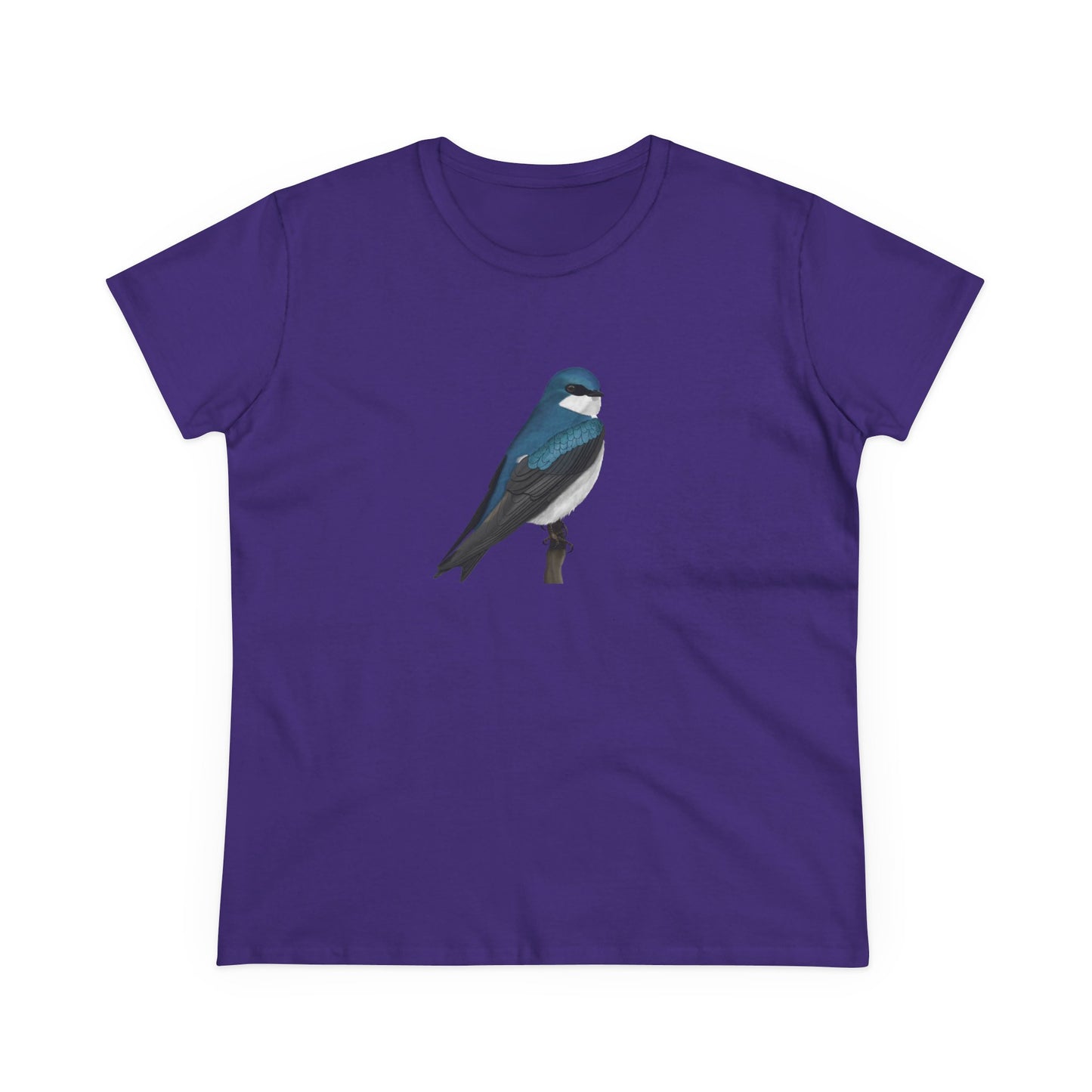 Tree Swallow Bird Design for Birdwatchers and Bird Lovers Women's T-Shirt