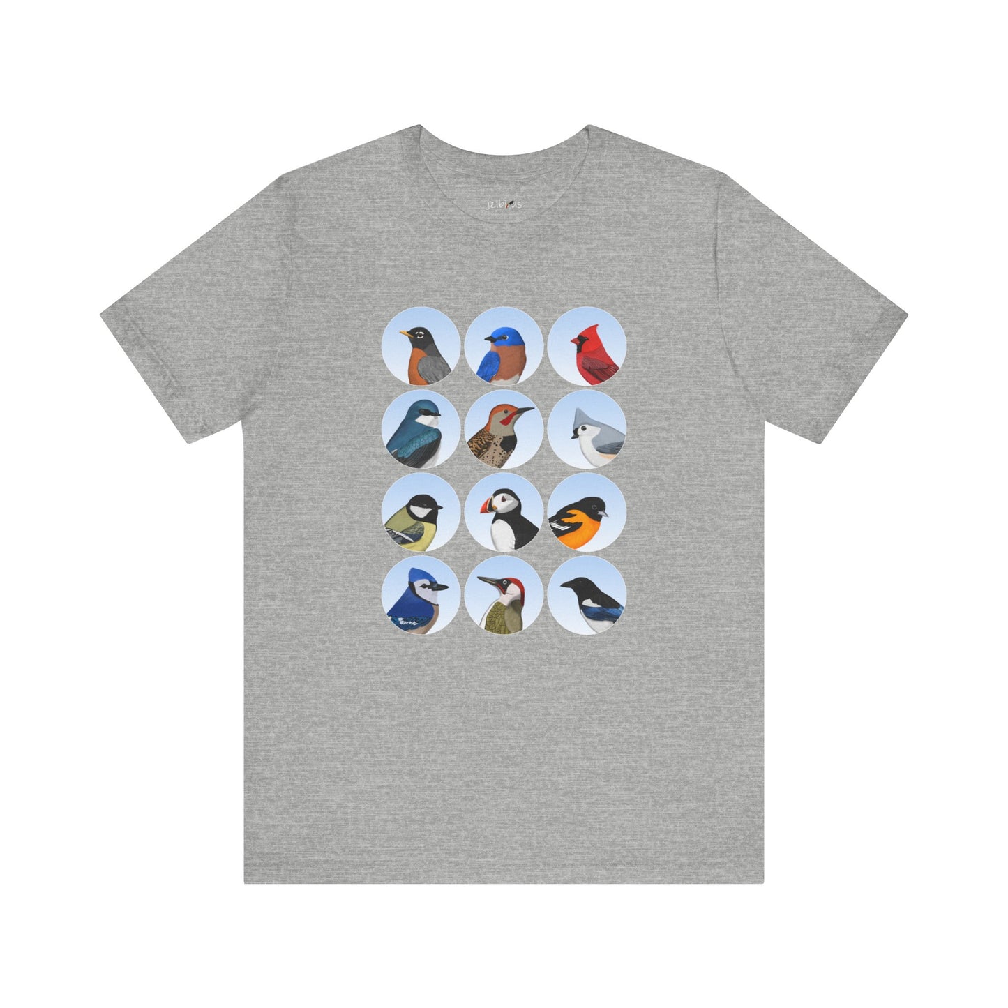 Birds T-Shirt Bluebird Cardinal Blue Jay Robin Bird Watcher Bird Lover