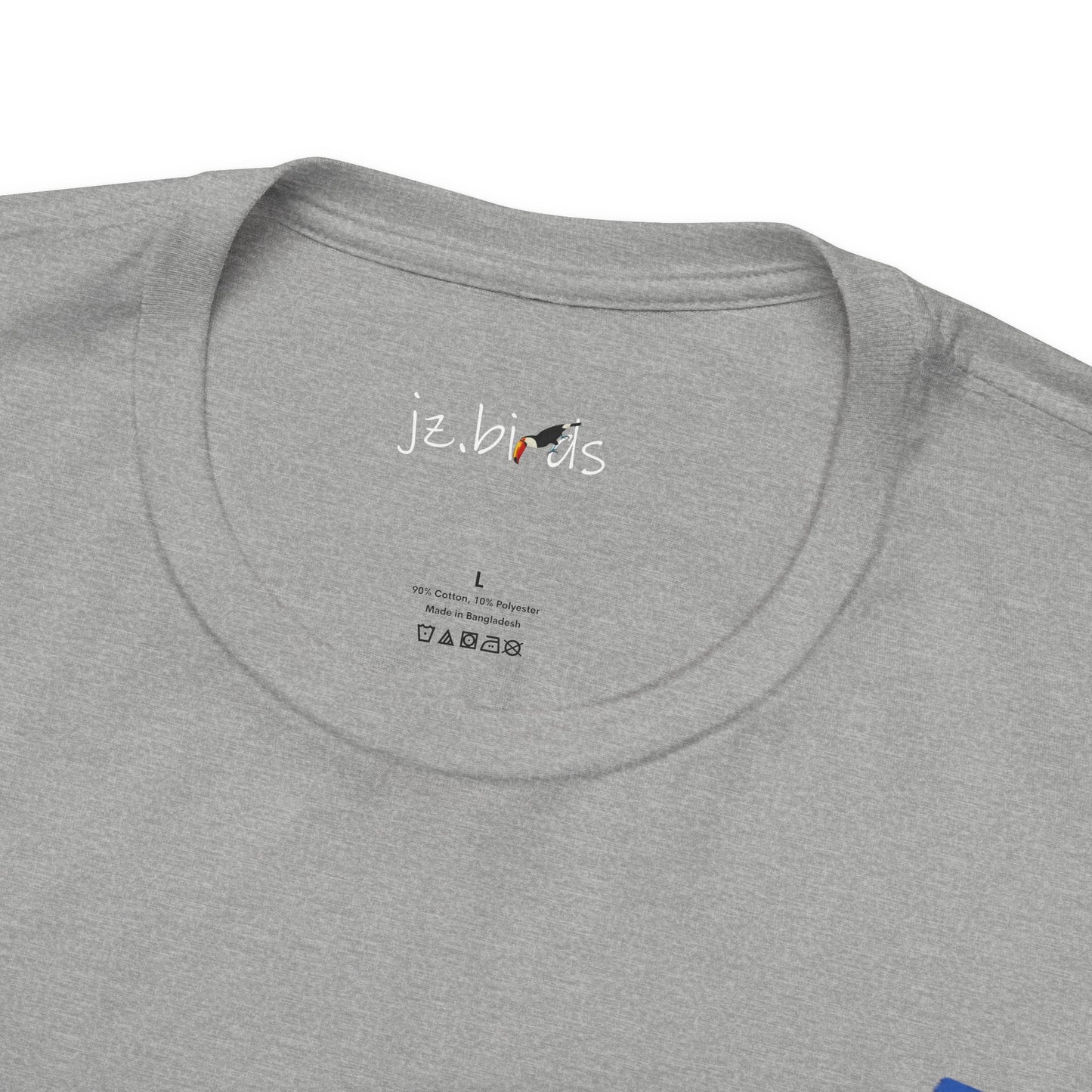 Valentine's Day Blue Jay Cardinal Birds on Rose T-Shirt