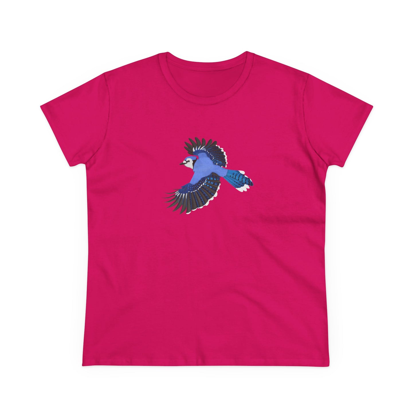 Blue Jay Bird Design for Birdwatchers and Bird Lovers Women's T-Shirt