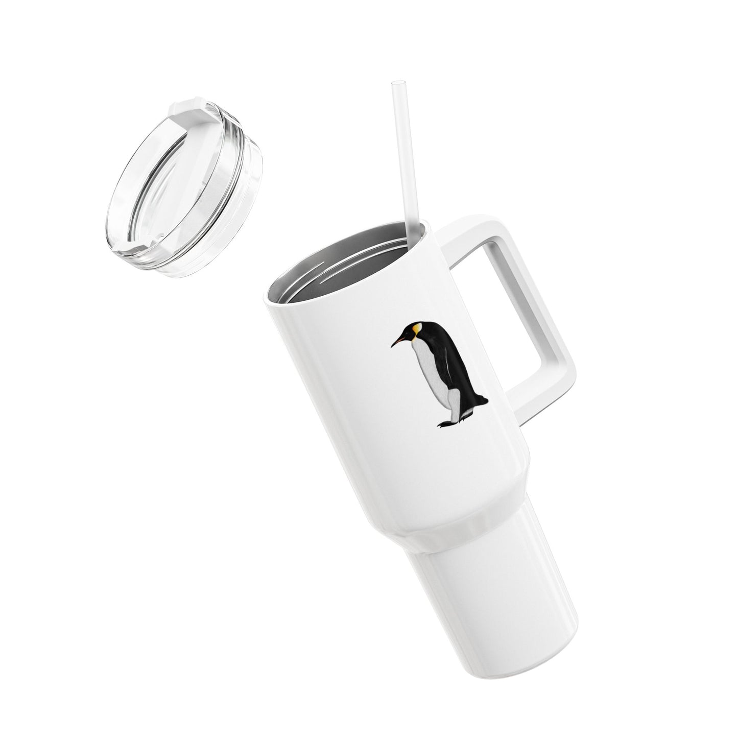 Pinguin Thermo-Tumbler 40oz (1,2L) – Edelstahl Isolierbecher für Vogelbeobachter