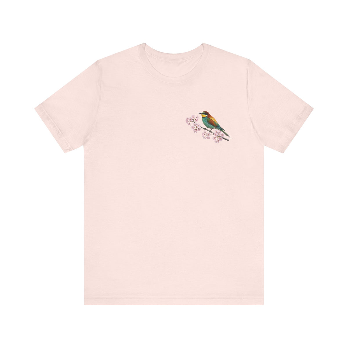 Bienenfresser Vogel T-Shirt mit bird graphic tee Hintergrund