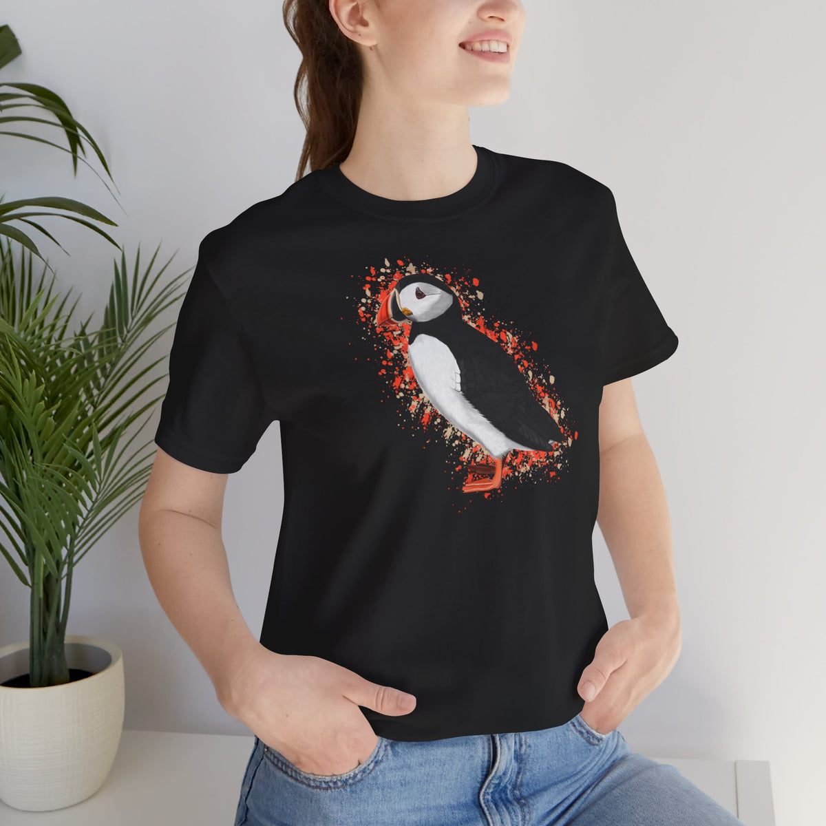 Papageitaucher Vogel T-Shirt für Vogelfreunde