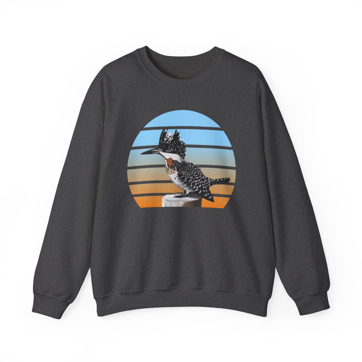 Crested Kingfisher Birdlover Ornithologist Bird Sweatshirt