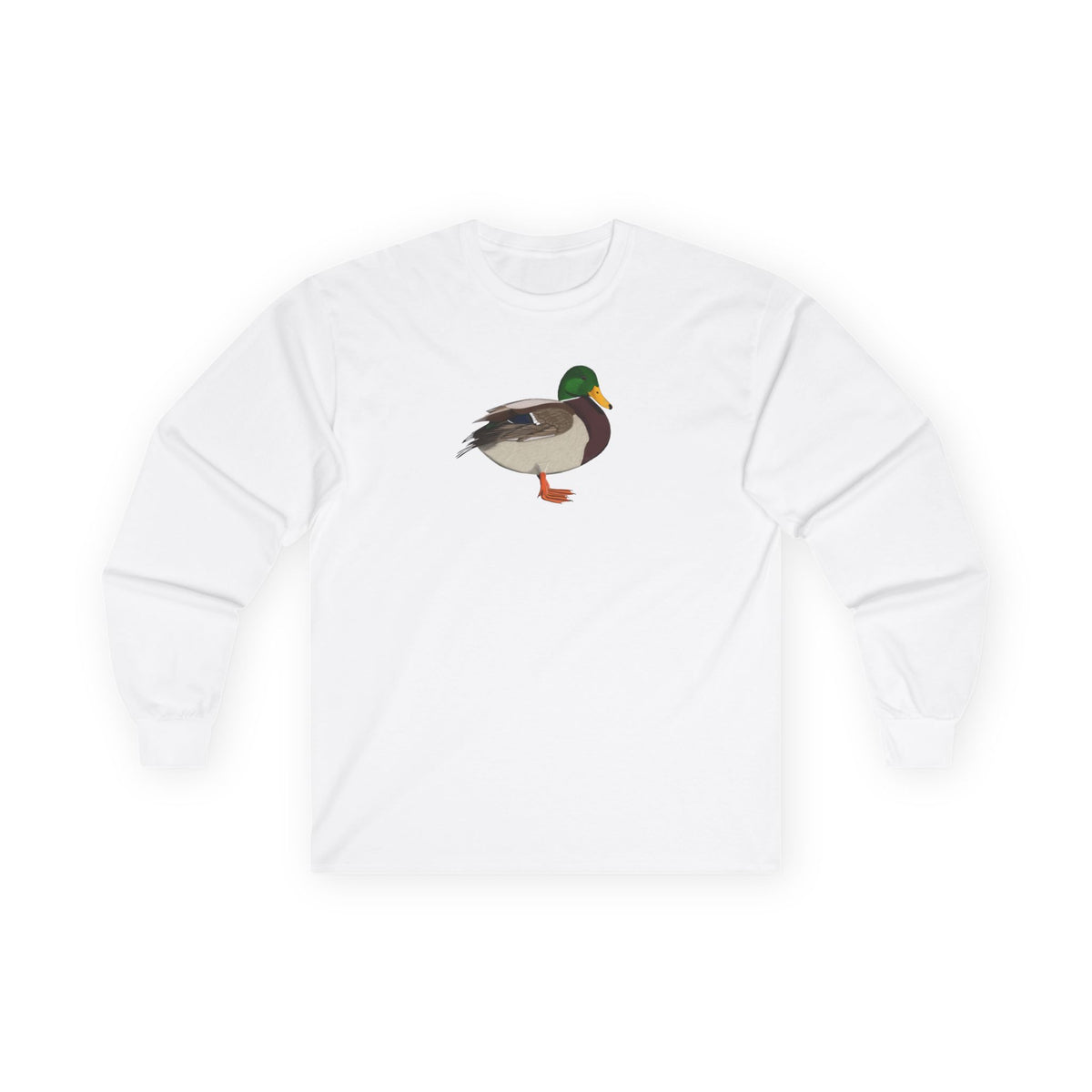 Mallard Long-sleeve – Bird Graphic Tee, long sleeve
