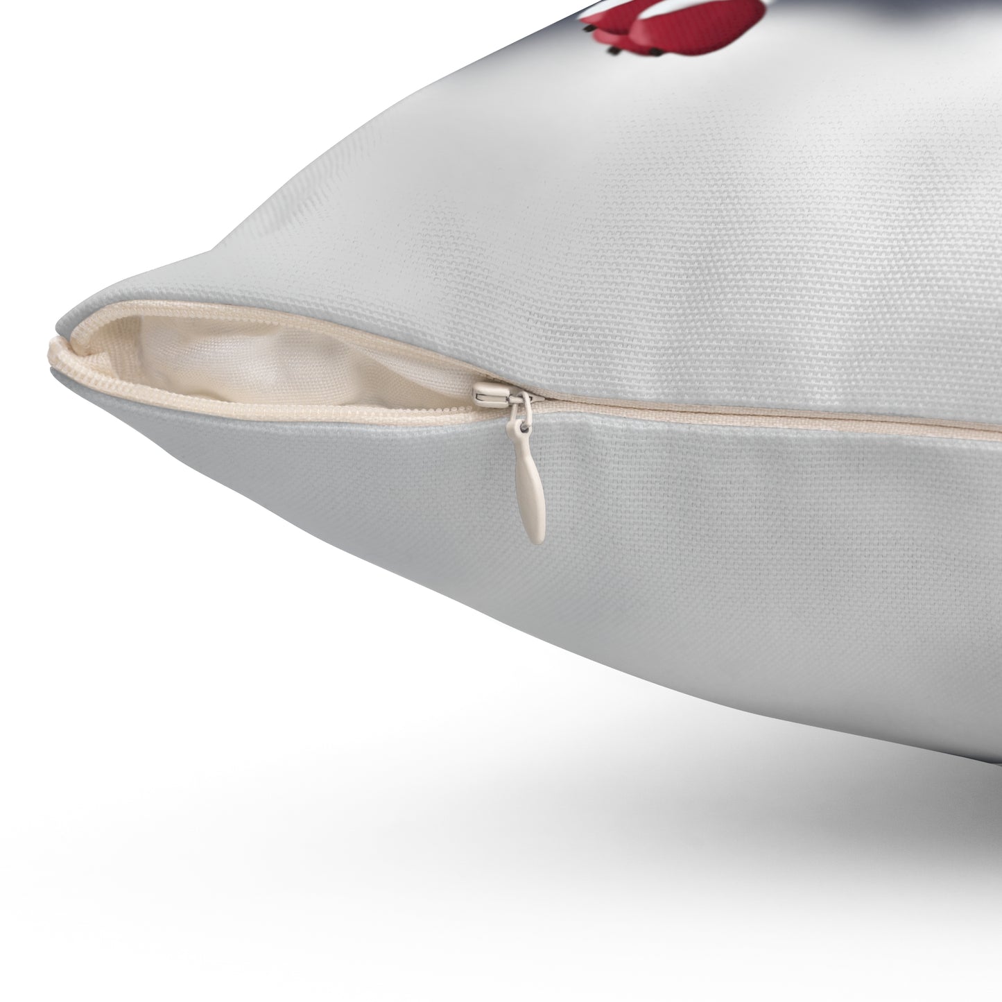 Chickadee on a Winter Branch Christmas Bird Pillow