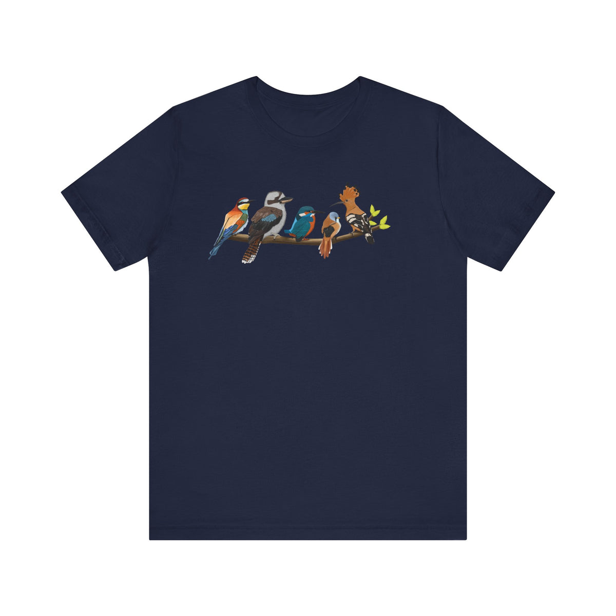 Eisvogel T-Shirt mit bird graphic tee Hintergrund