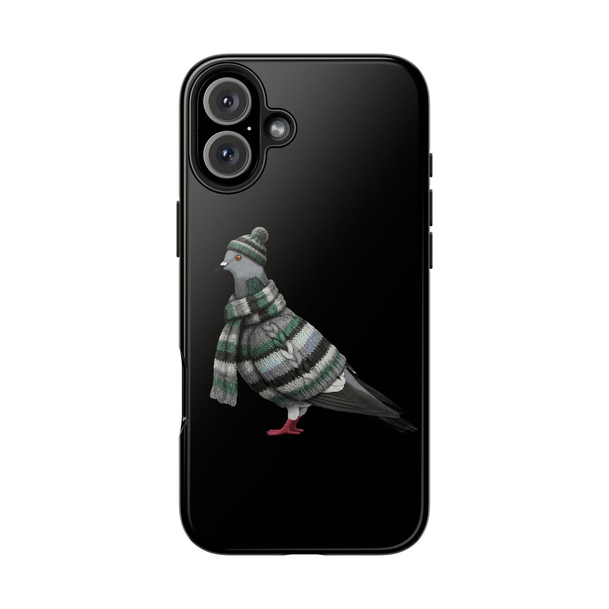Pigeon Dual-Layer iPhone Case with Bird Art – The Perfect Gift for Ornithologists & Bird Lovers