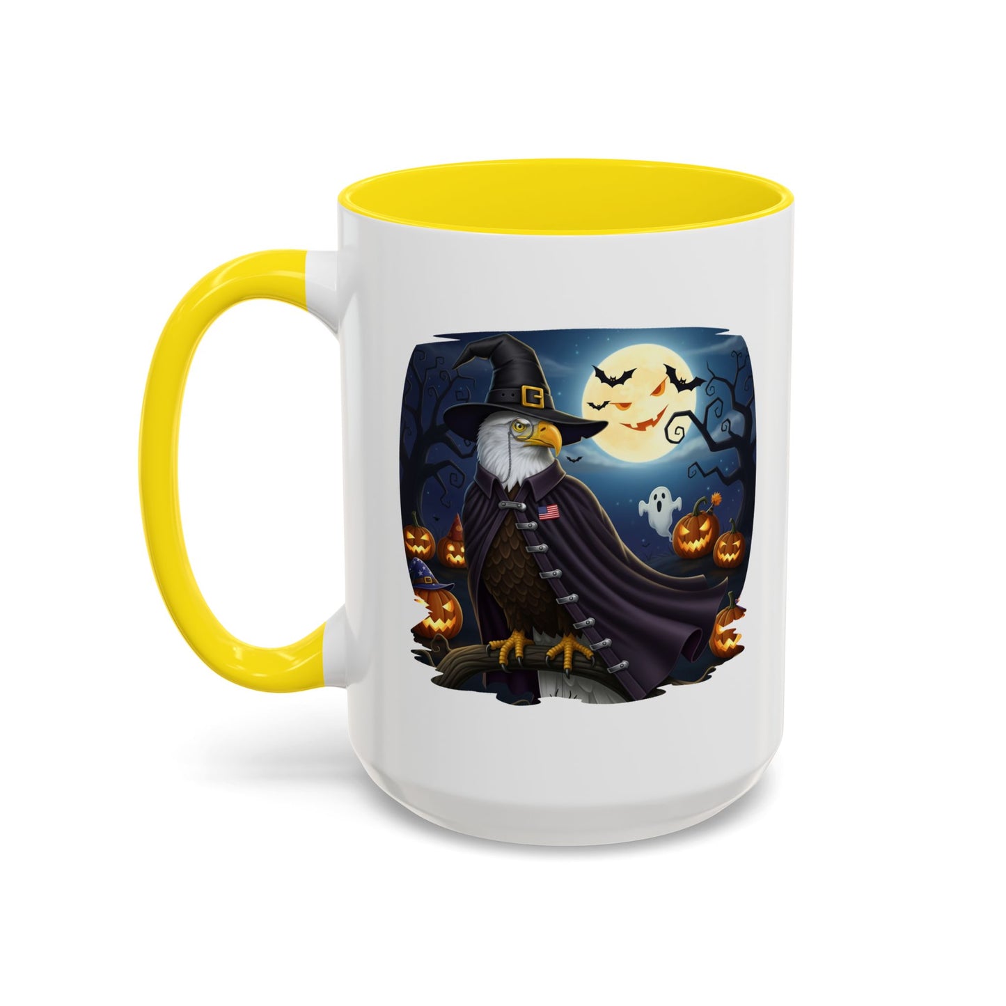 Bald Eagle Halloween Bird Mug - A Spooky & Funny Halloween Cup