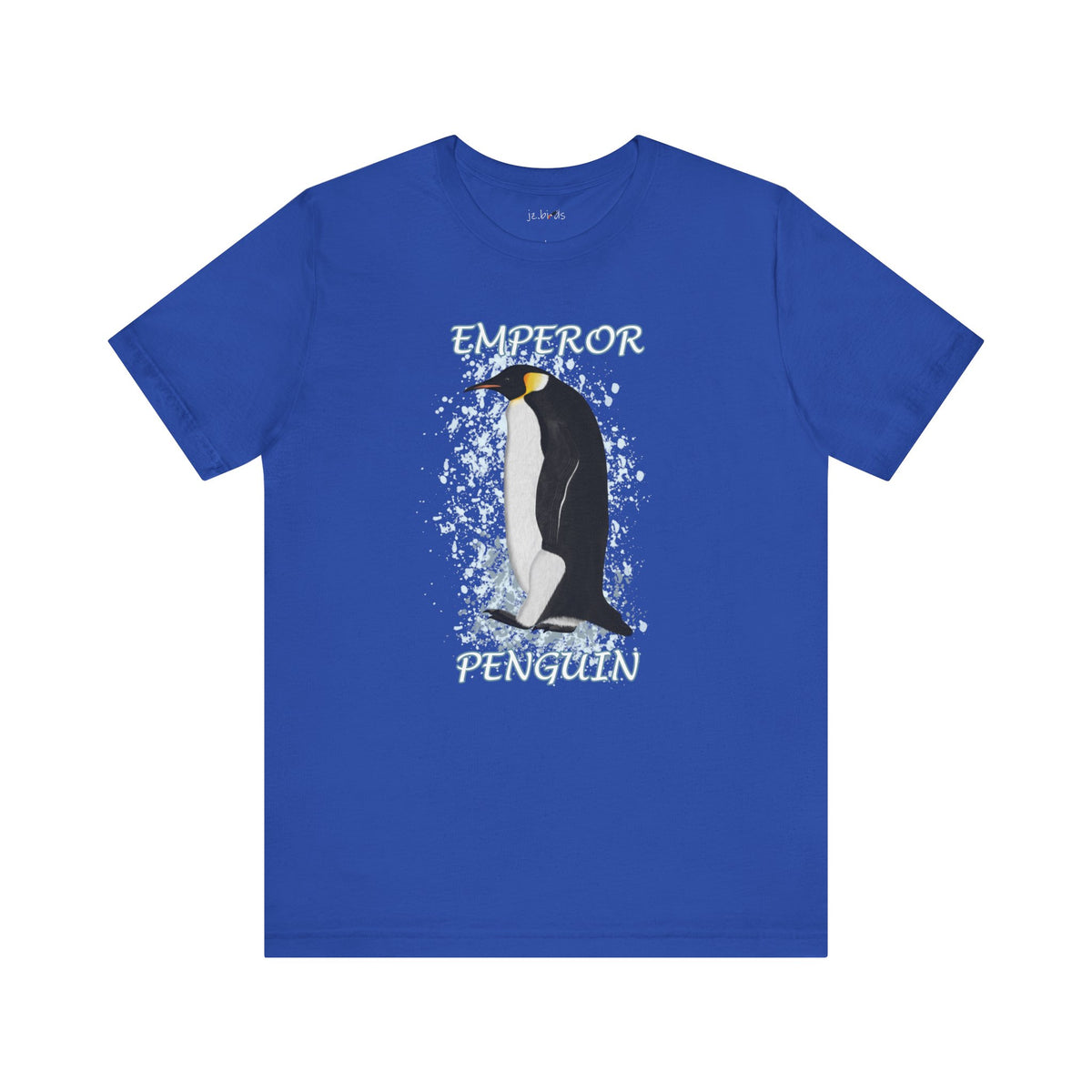 Emperor Penguin Birding & Birdwatching Bird T-Shirt – Cotton, Crew neck