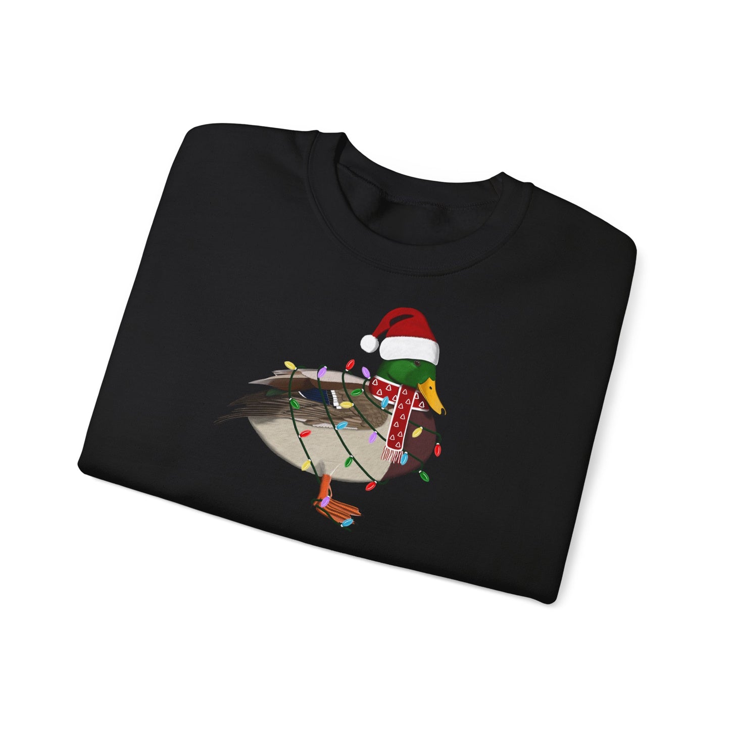 Ente Weihnachts-Sweatshirt | Unisex Vogel Sweater für Vogelfreunde & Vogelbeobachter