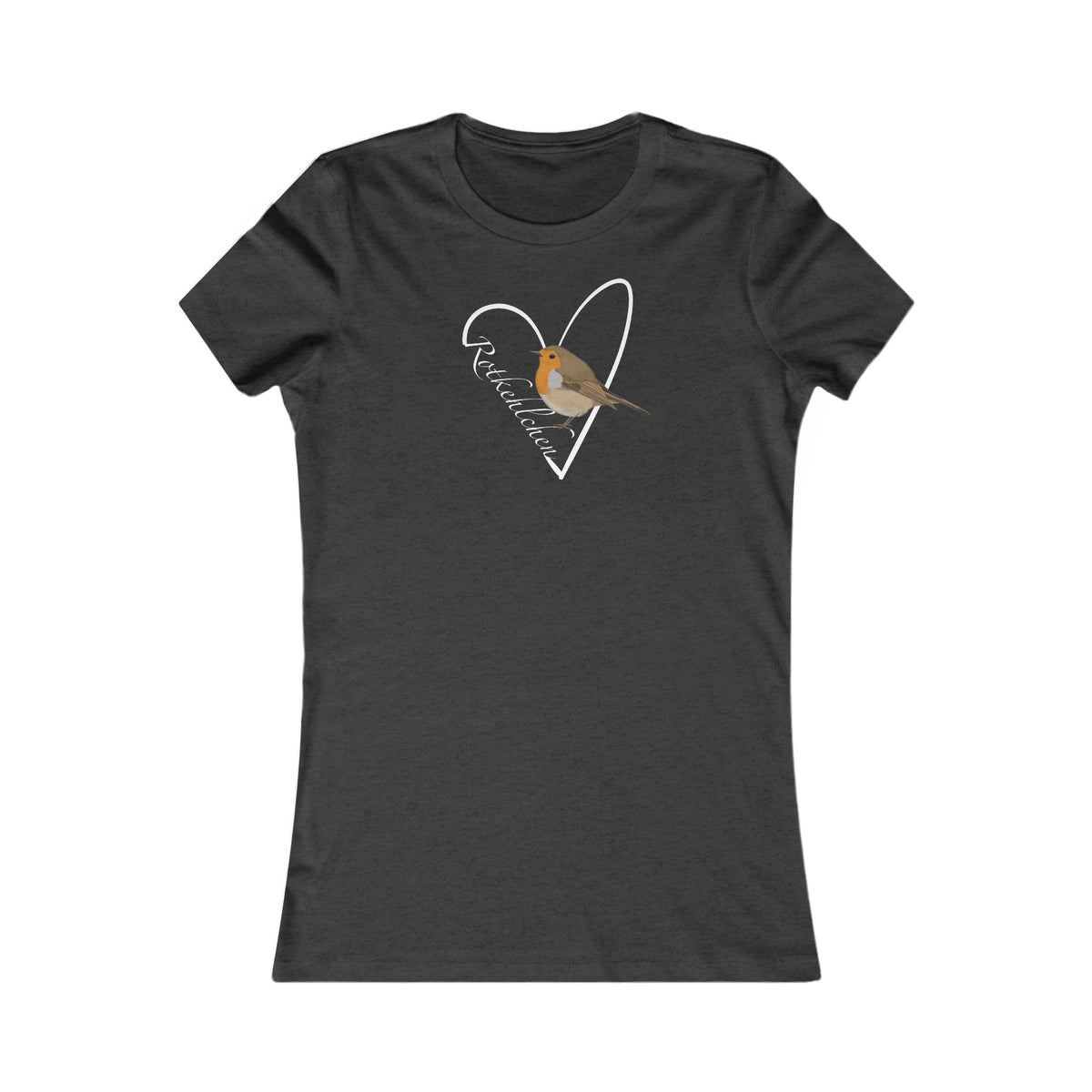 Rotkehlchen Frauen T-Shirt in Black