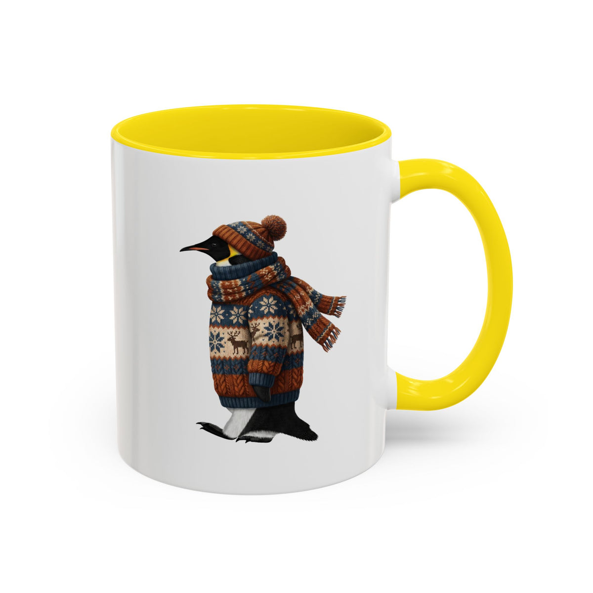 Penguin Ceramic Bird Coffee Mug – Custom Gift for Bird Watchers
