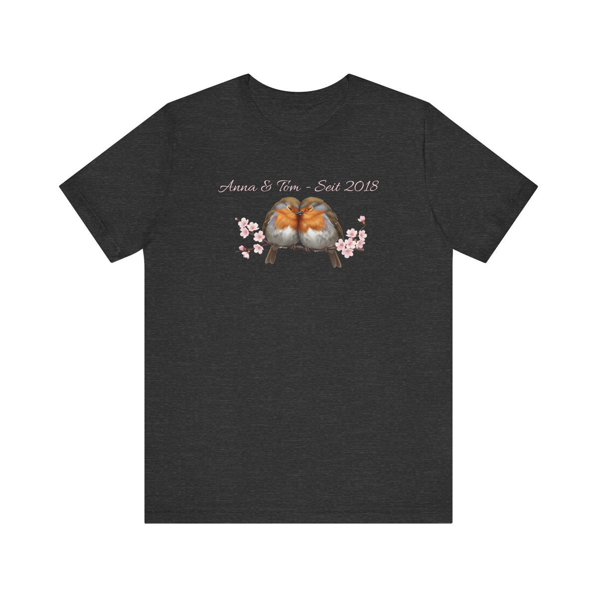 Rotkehlchen Vogel T-Shirt – bird lover gift und casual everyday Stil