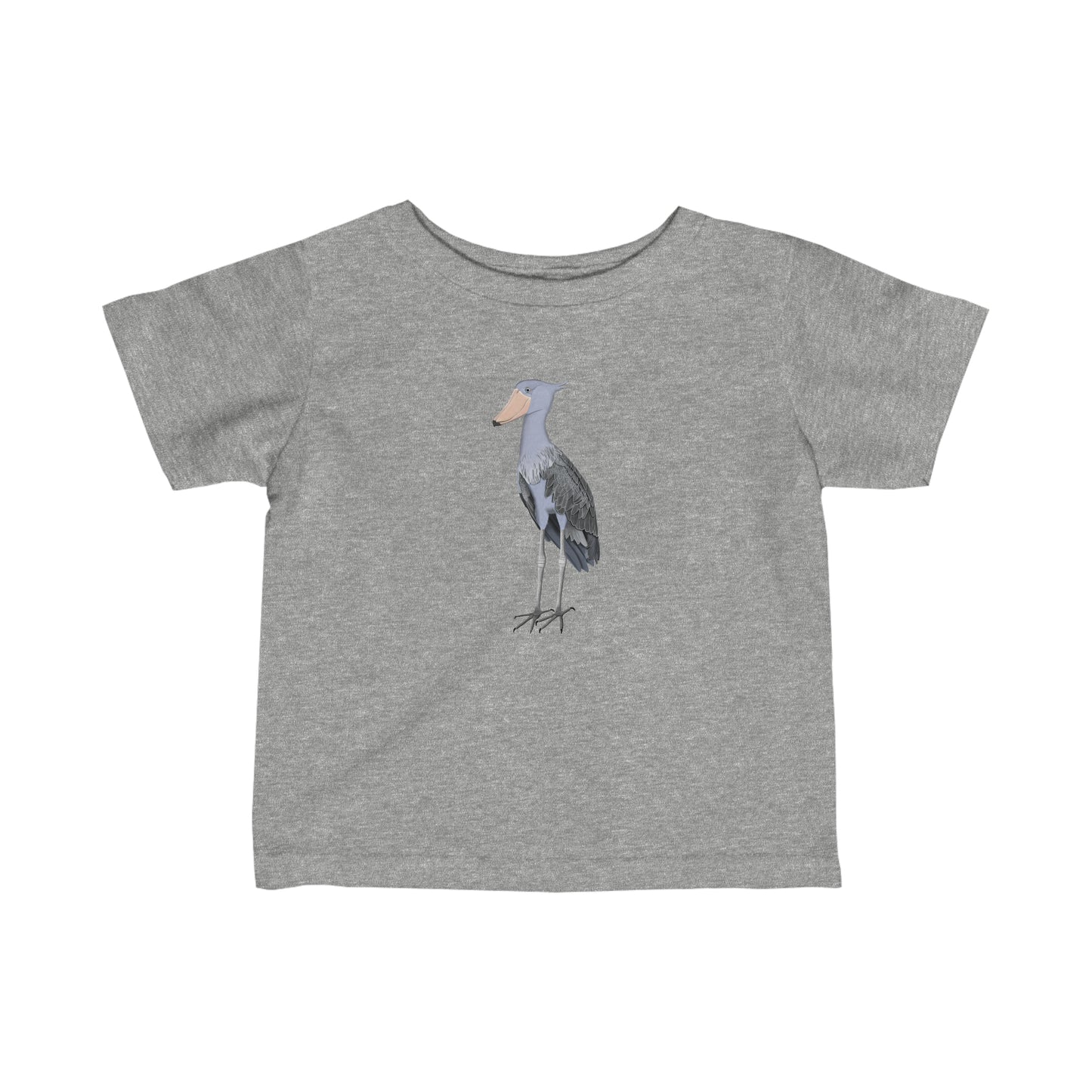 Shoebill Bird Baby & Toddler Fine Jersey Tee - jz.birds