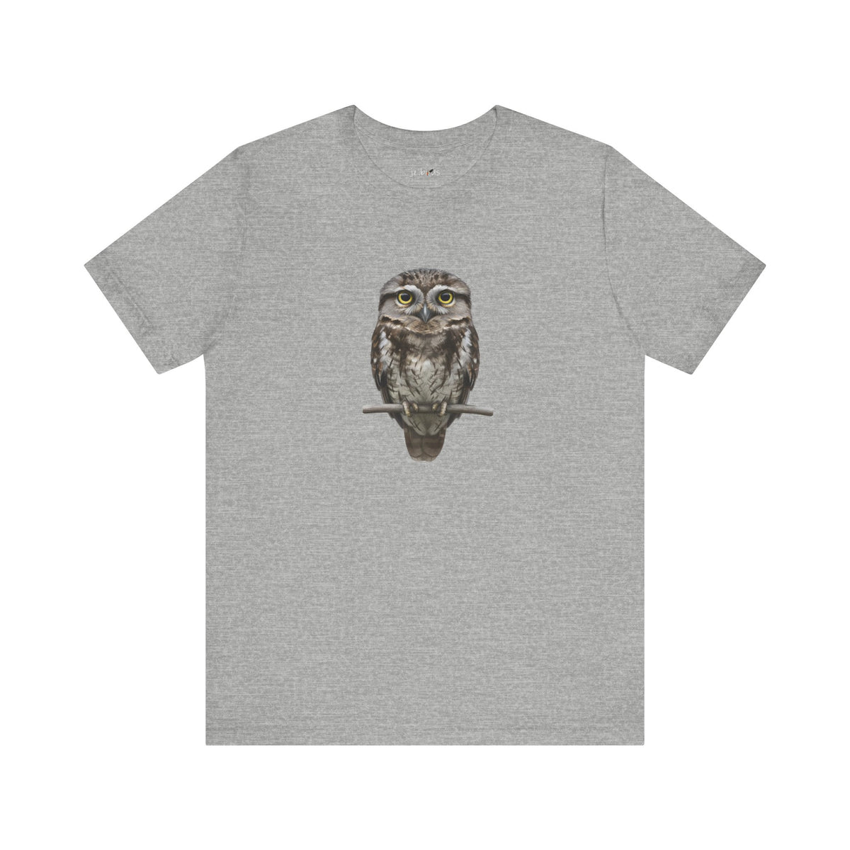 Tawny Frogmouth T-Shirt | Unisex Bird Lover Tee Wildlife Birder Gift in Black