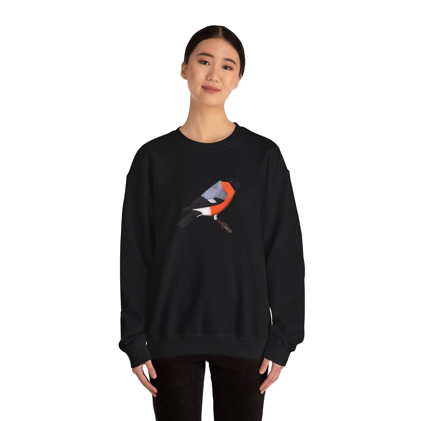 Bullfinch Bird Watcher Biologist Crewneck Sweatshirt