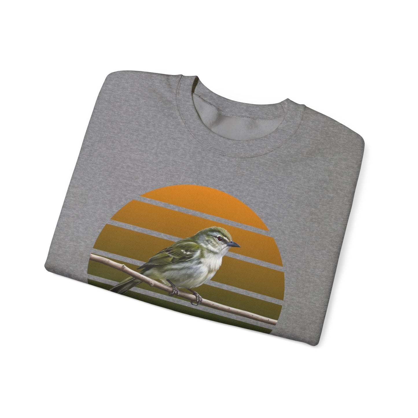 Red-Eyed Vireo Sweatshirt | Songbird Crewneck | Unique Birder Gift | Unisex Wildlife Pullover