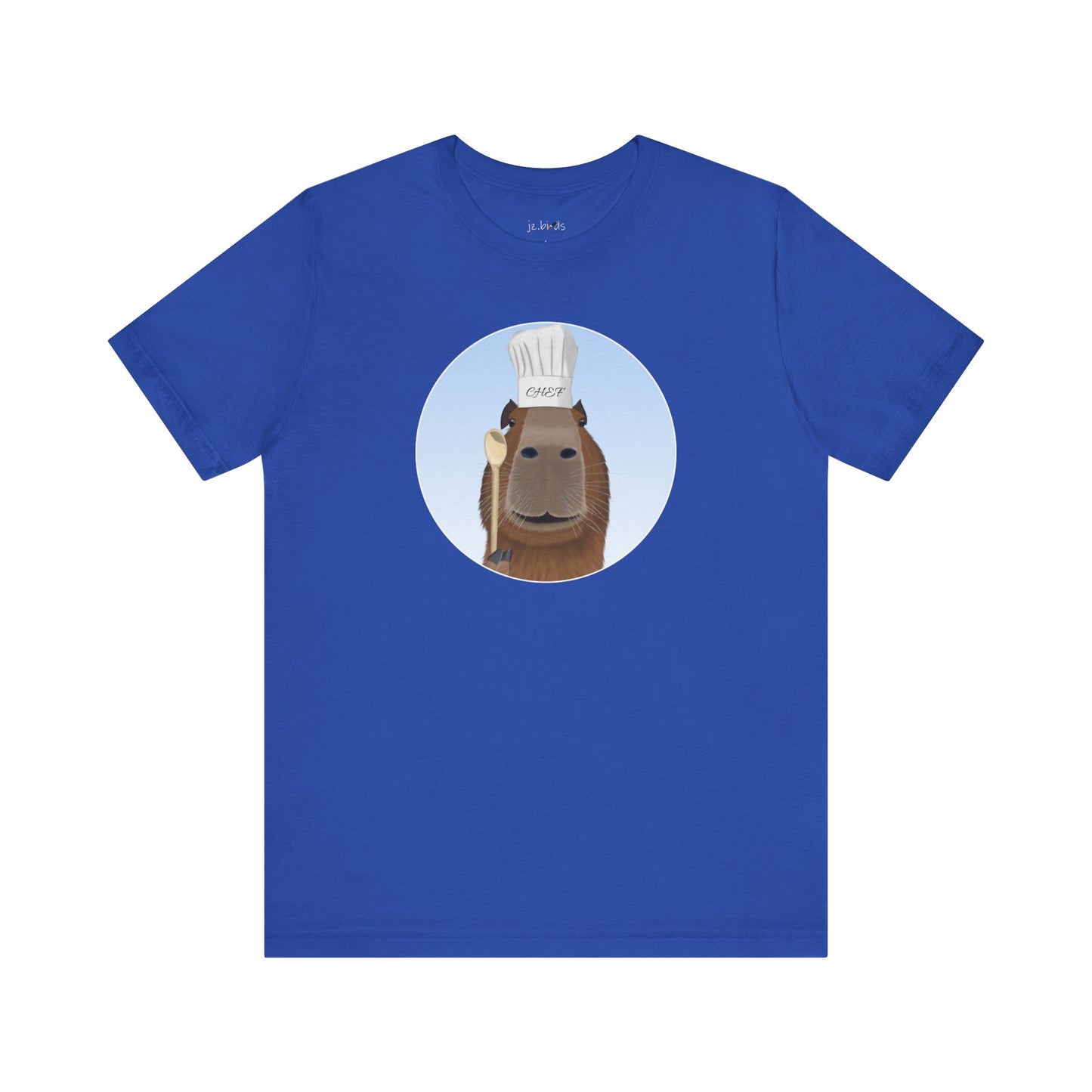 Capybara with Chef Hat and Wooden Spoon Funny Kitchen T-Shirt