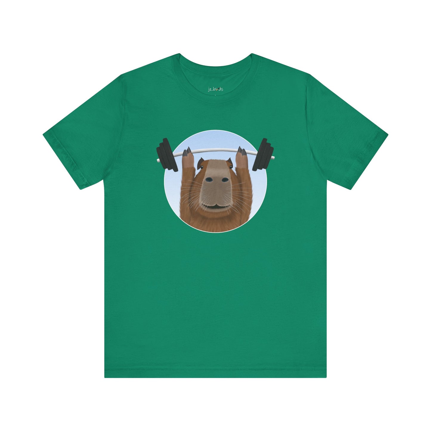 Capybara Weight Lifting Funny Gym Workout T-Shirt
