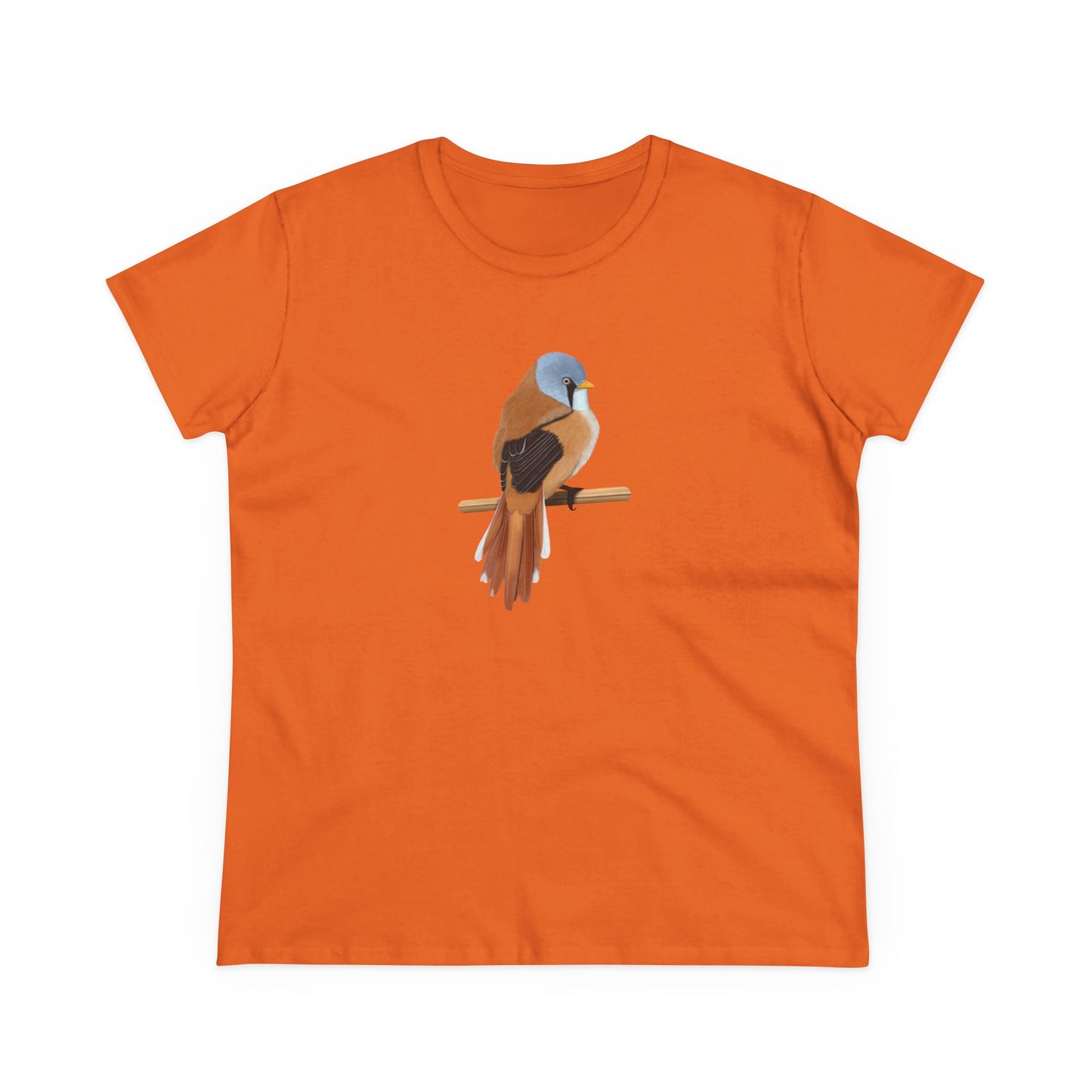 Bearded Reedling Bird Design for Birdwatchers and Bird Lovers Women's T-Shirt