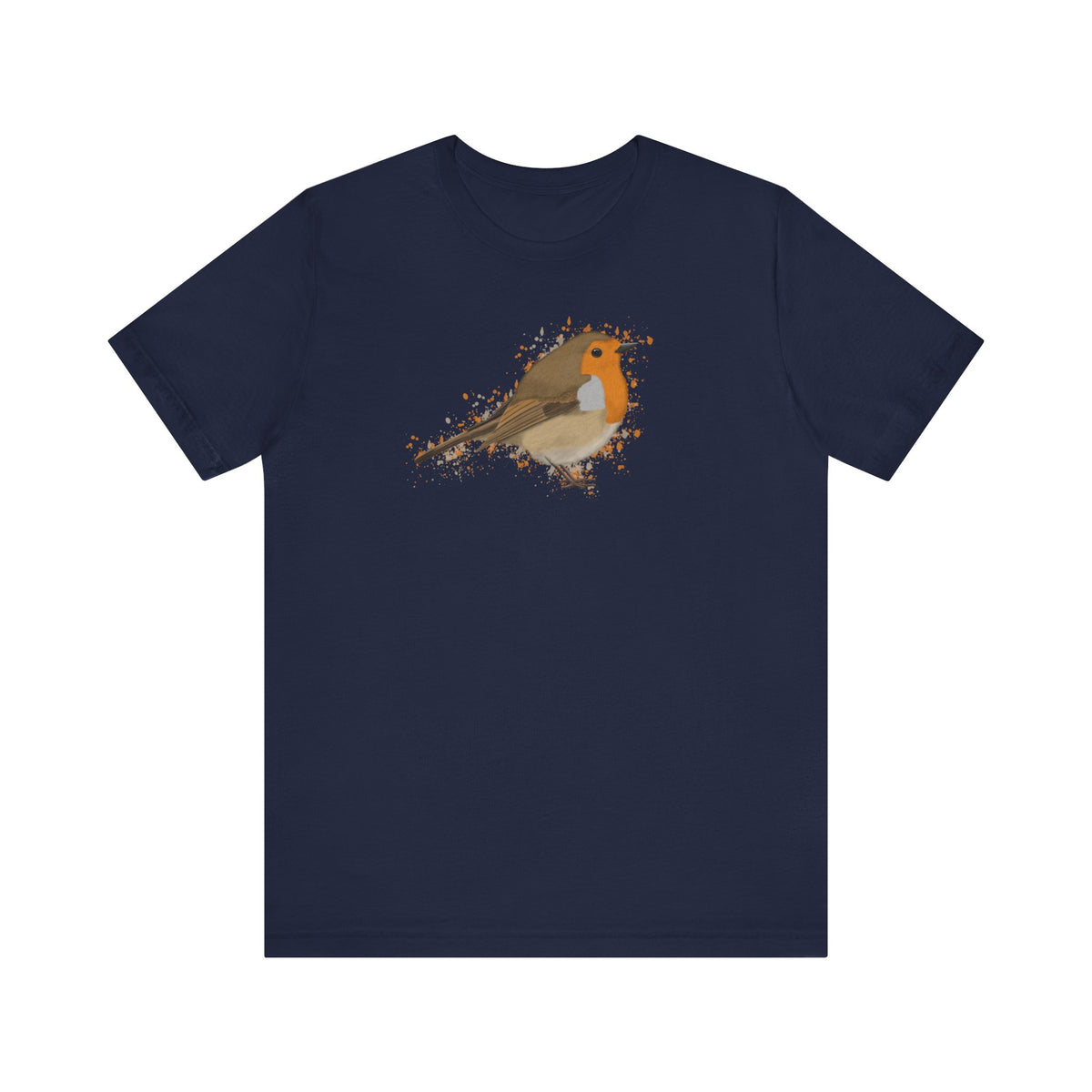 Rotkehlchen T-Shirt in Black