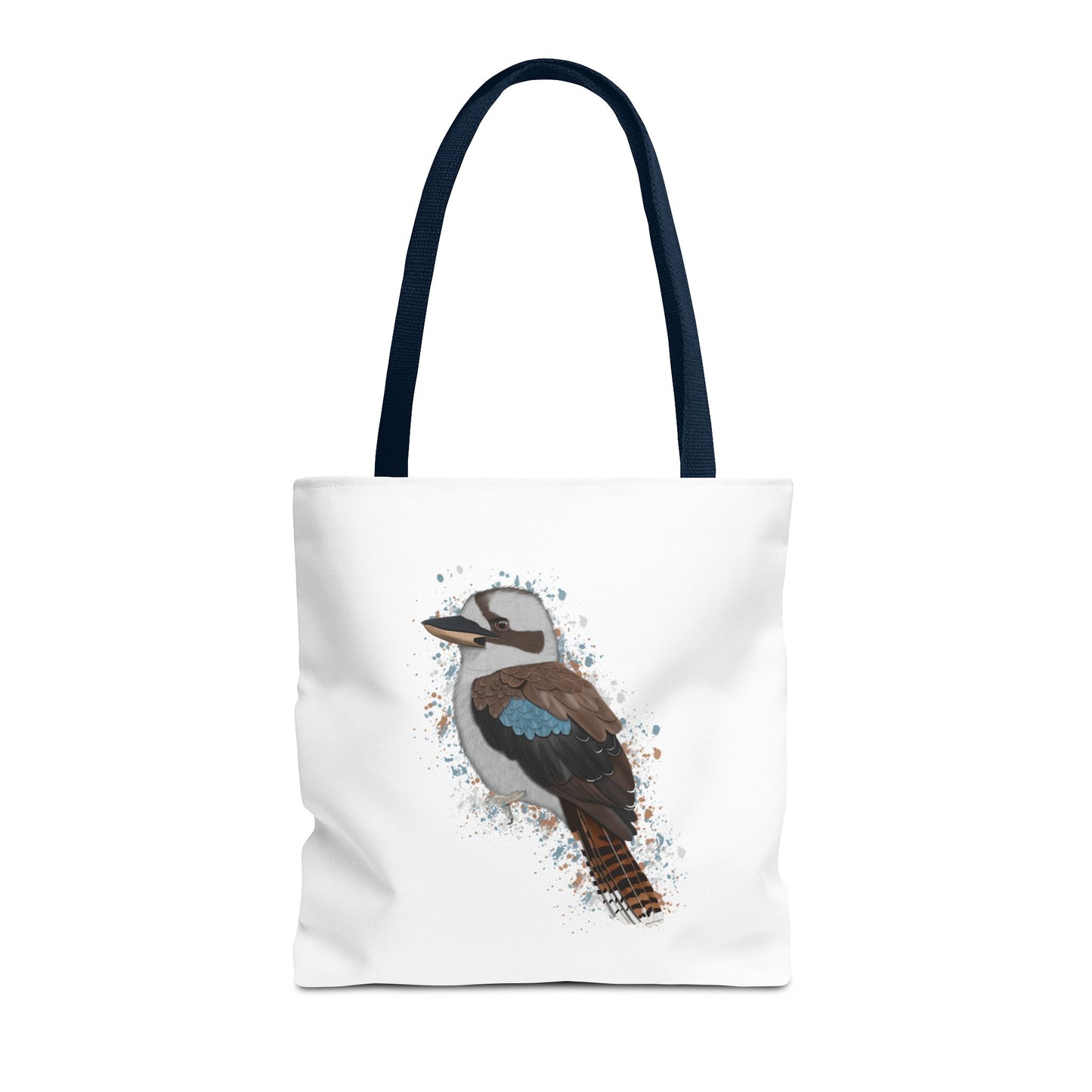 Kookaburra Tragetasche 40x40cm Vogel Tasche Weiß für Vogelbeobachter
