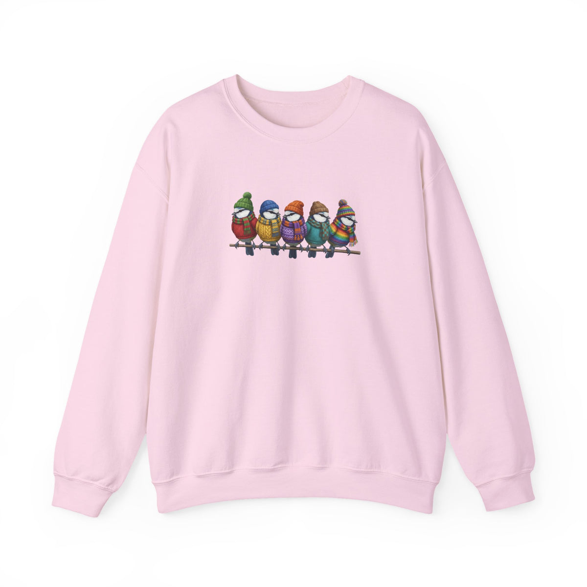 Blue Titmice Sweatshirt | Bird Watcher Crewneck Unisex Songbirds Wearing Knit Gift for Lovers – Animal Lover and Avian Enthusiast style