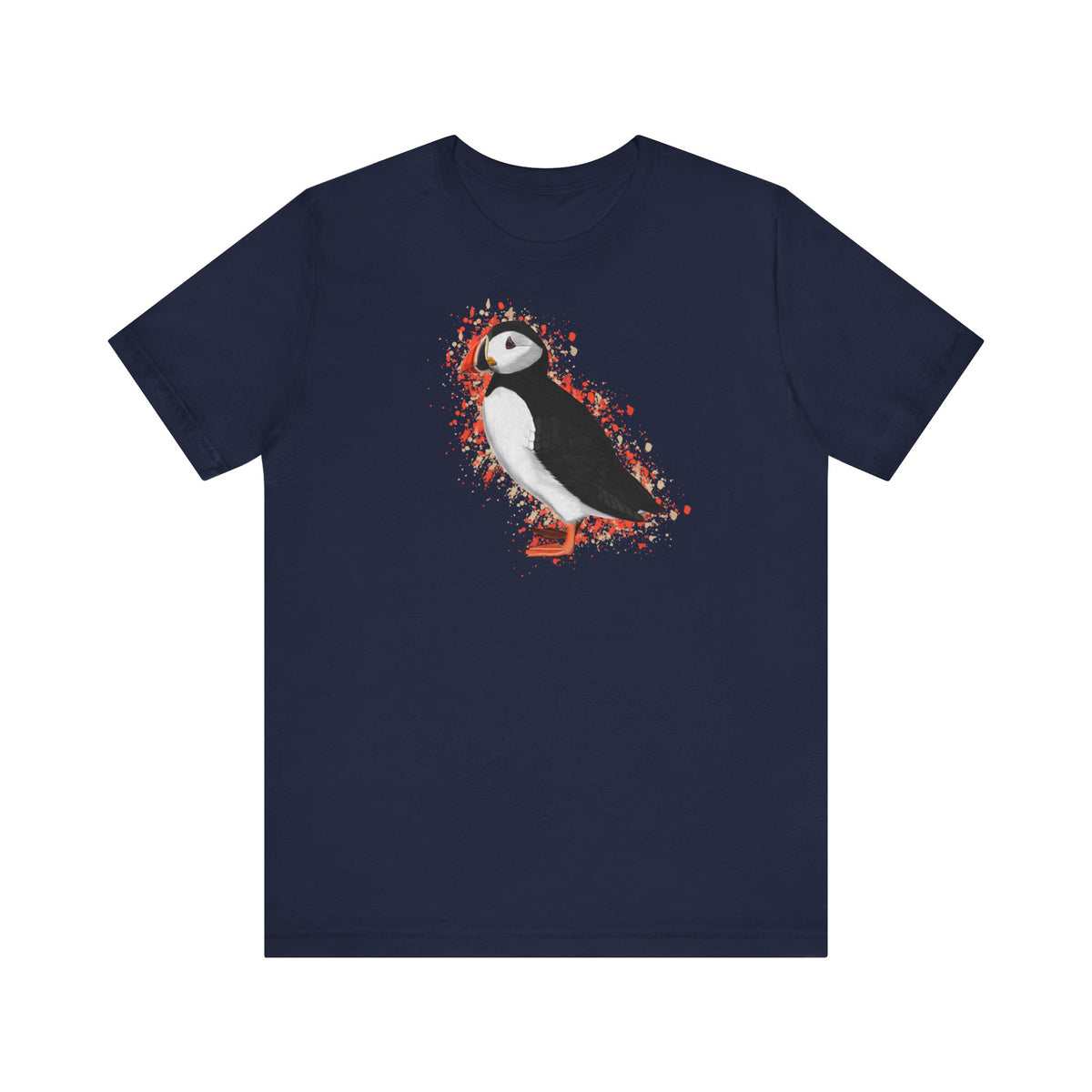 Papageitaucher T-Shirt in Black