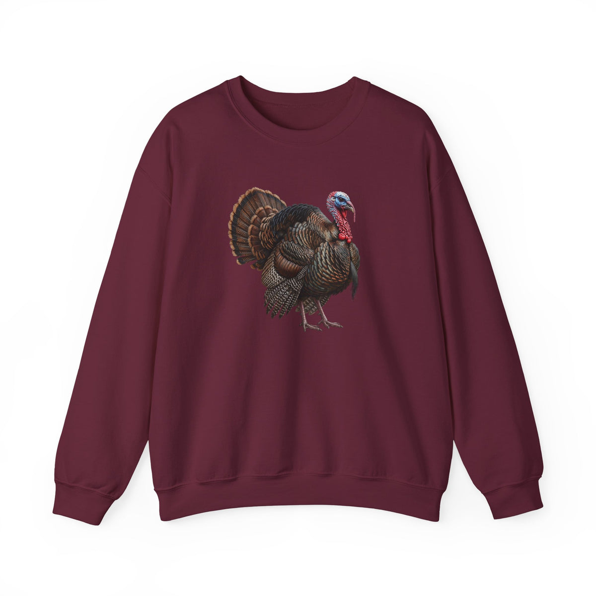 Thanksgiving Turkey Sweatshirt | Wild Turkey Bird Art Crewneck | Cozy Fall Apparel