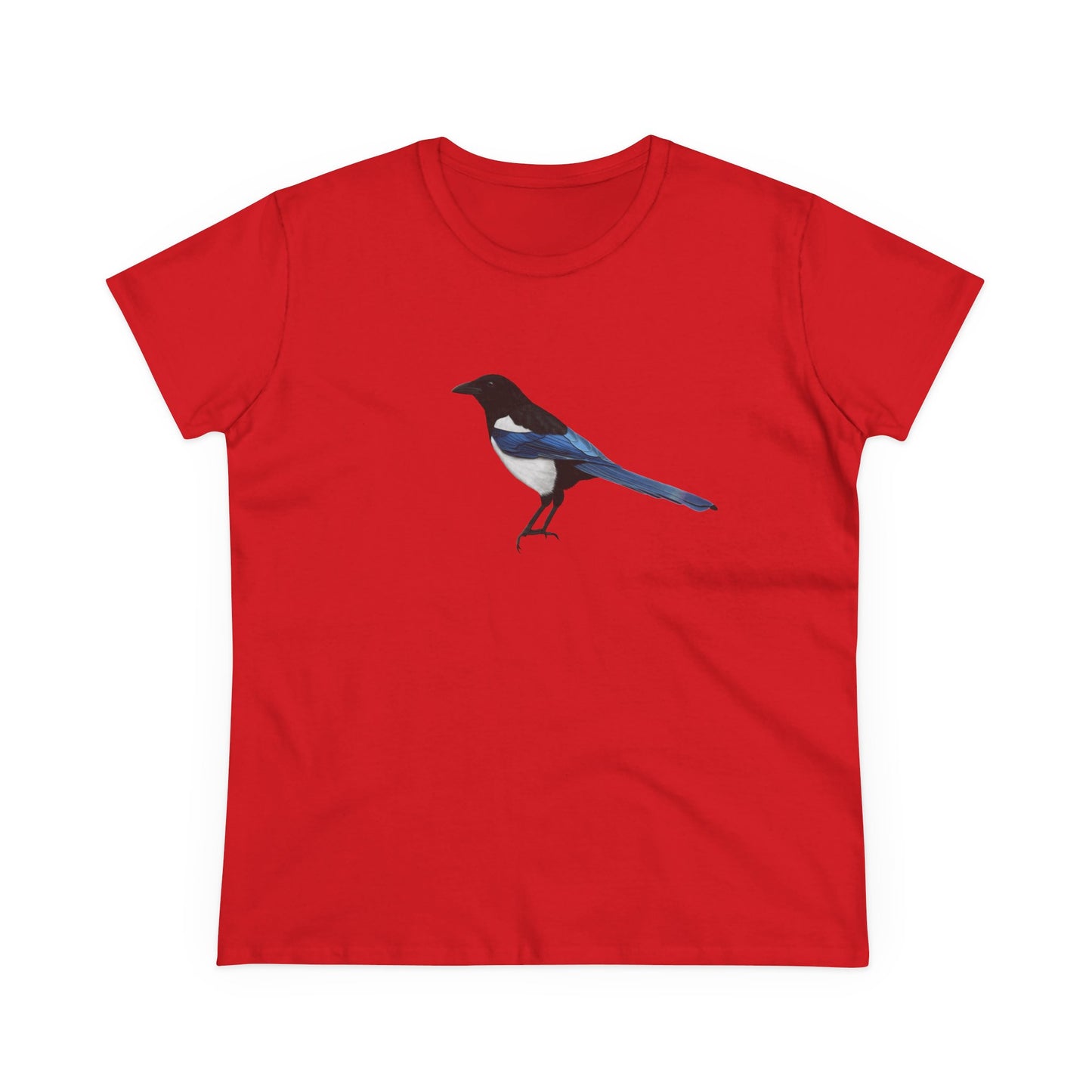 Magpie Bird Design for Birdwatchers and Bird Lovers Women's T-Shirt