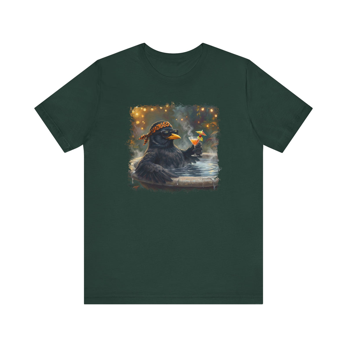 Amsel Vogel T-Shirt in Black