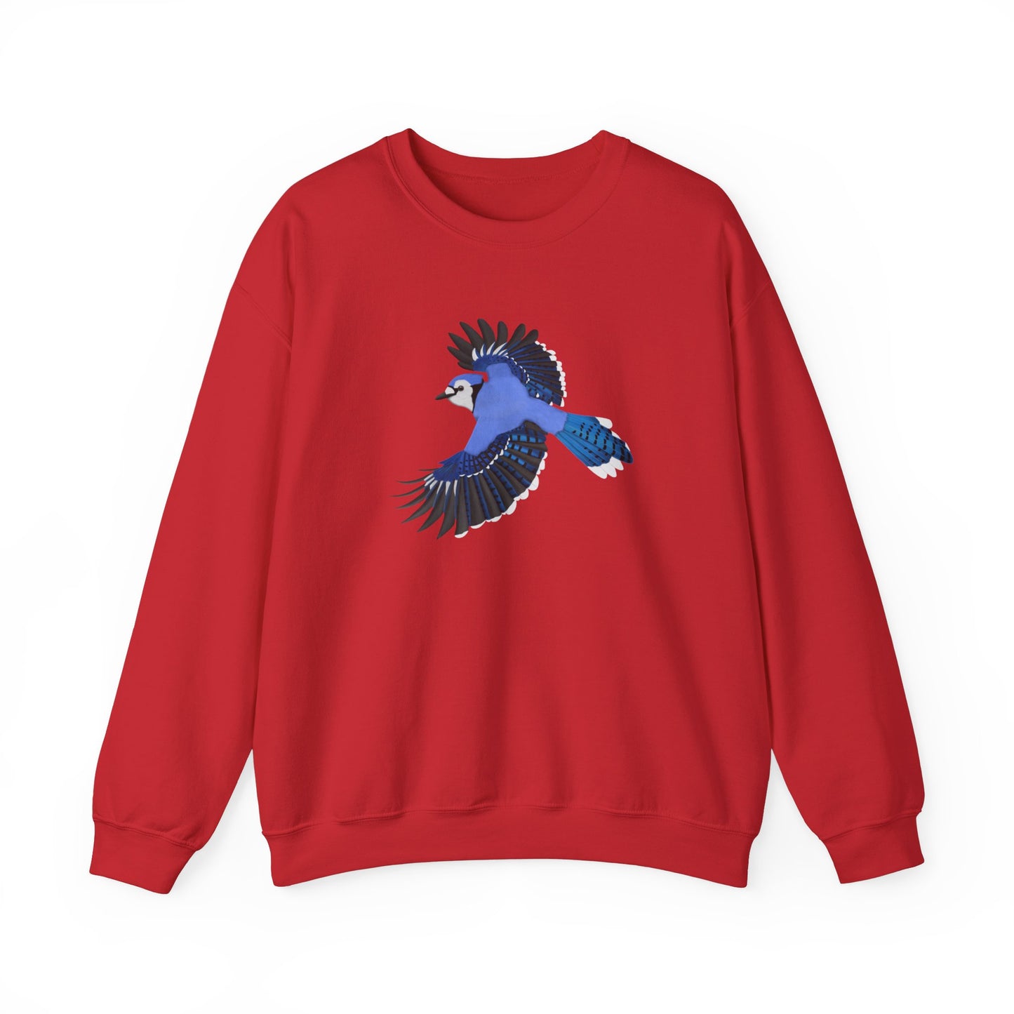 Blue Jay Bird Watcher Biologist Crewneck Sweatshirt